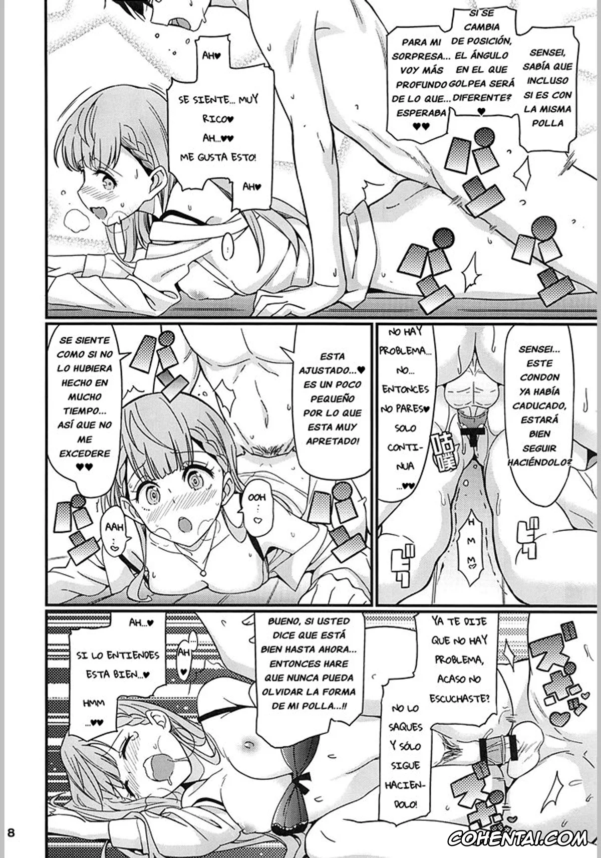 Bokutachi wa Benkyou ga Dekinai xxx, Mafuyu Kirisu xxx, Suki Suki Mafuyu Sensei (Bokutachi wa Benkyou ga Dekinai), pagina 10