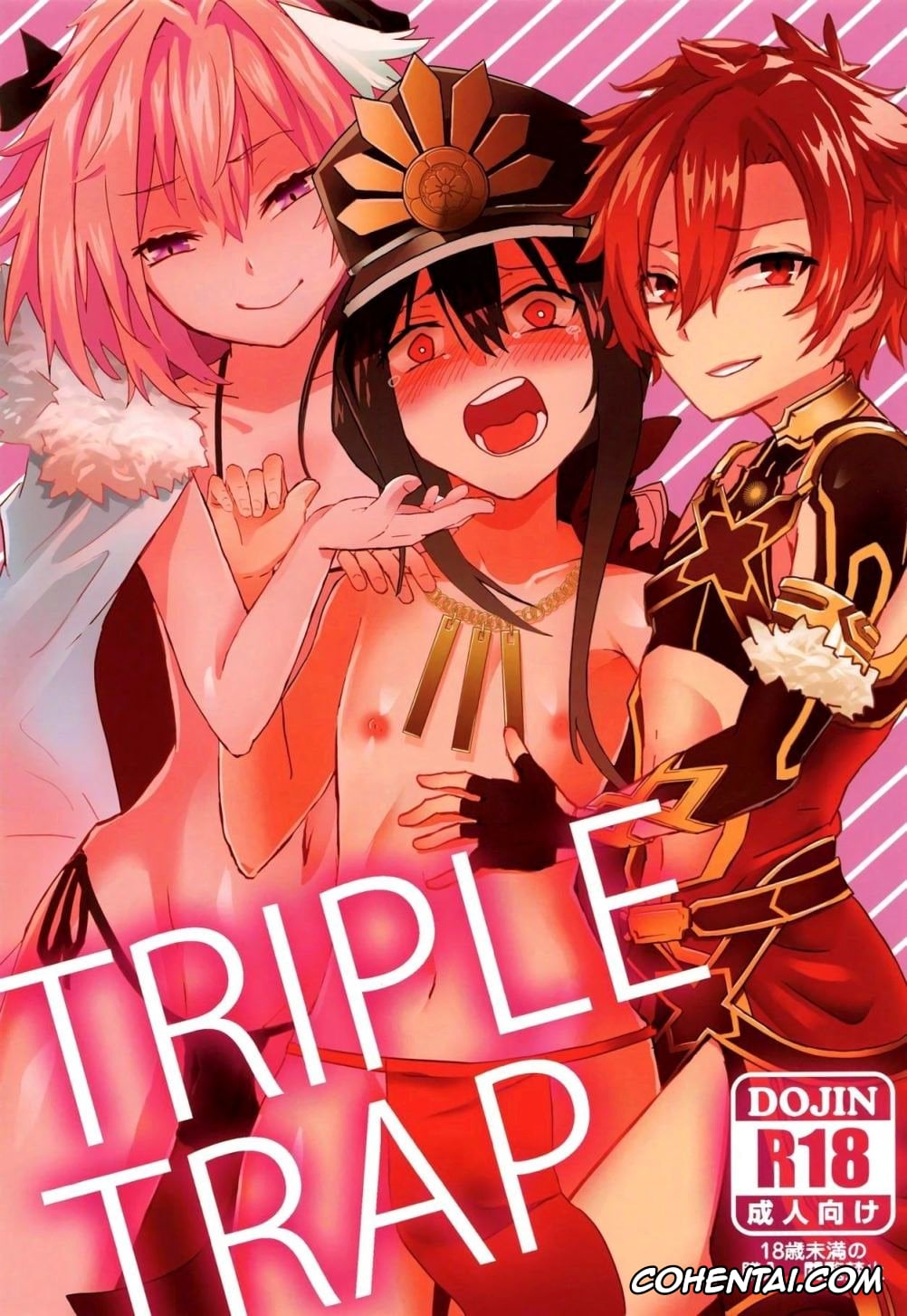Fate/Grand Order xxx, Alexander xxx, Astolfo xxx, Nobukatsu Oda xxx, TRIPLE TRAP (Fate/Grand Order), pagina 1