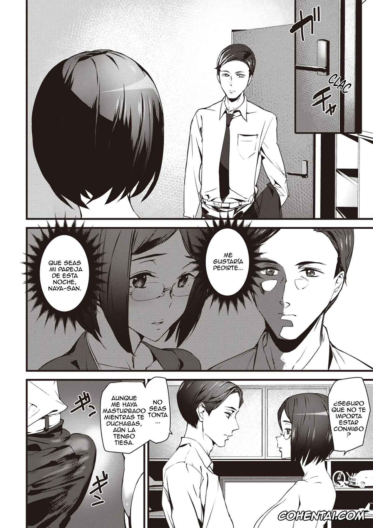Revistas hentai, COMIC Kairakuten hentai, NAKED LIFE Zero (COMIC Kairakuten 2019-10), pagina 6