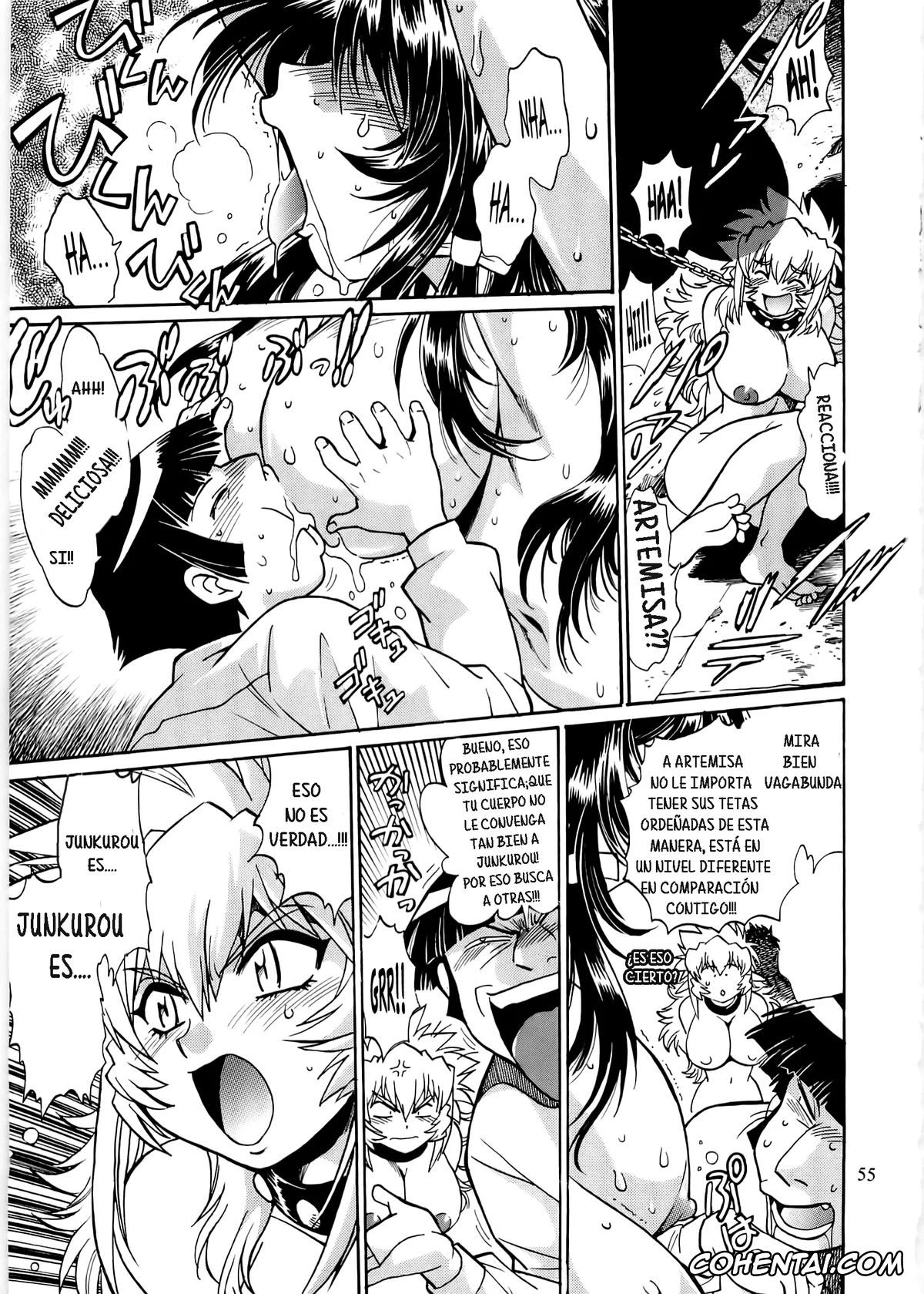 Original hentai, Koisuru Ushi-Chichi 2, pagina 57