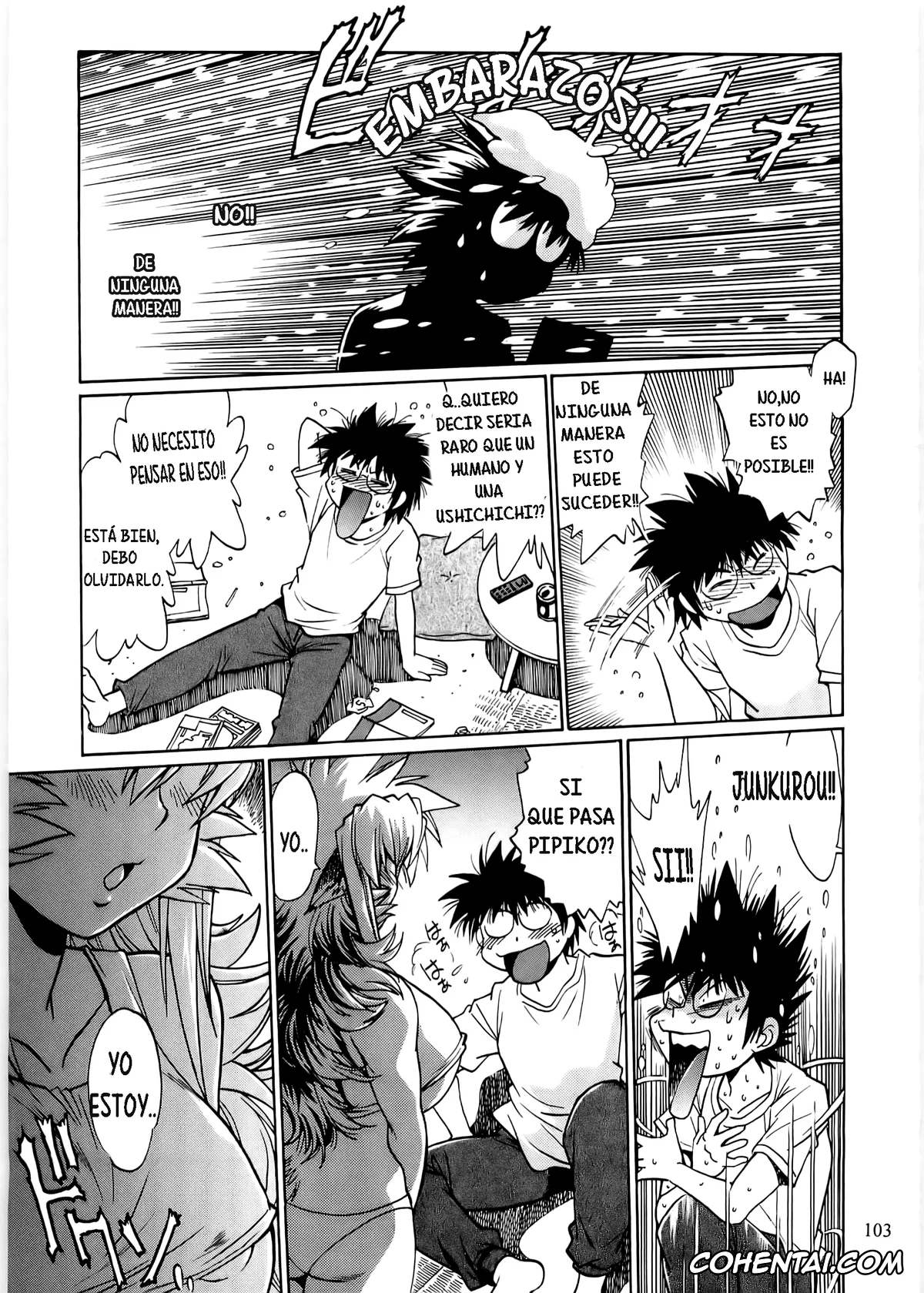 Original hentai, Koisuru Ushi-Chichi 2, pagina 105