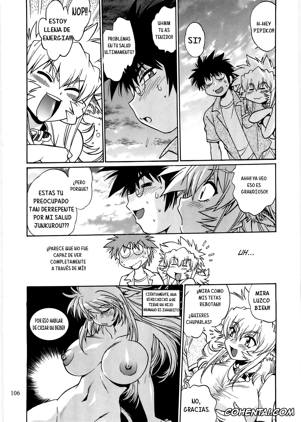 Original hentai, Koisuru Ushi-Chichi 2, pagina 108