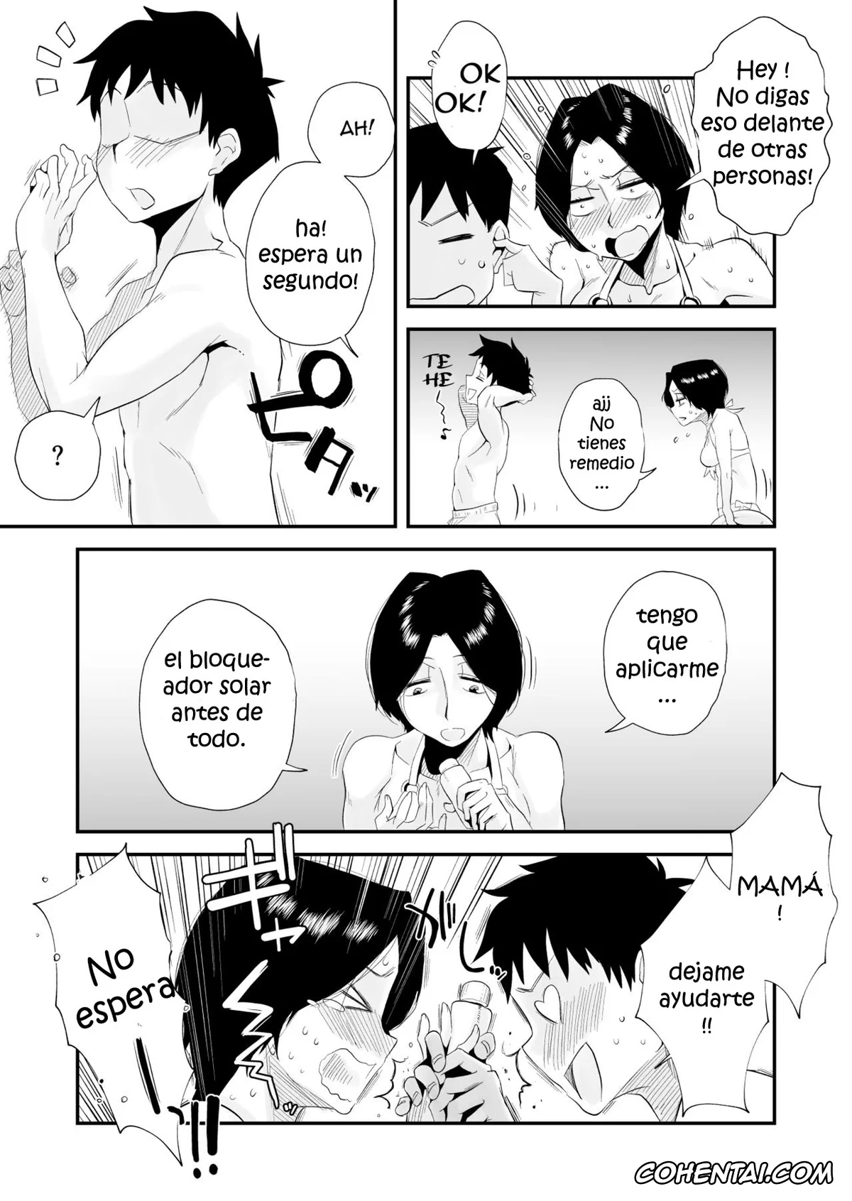 Original xxx, Ano! Okaa-san no Shousai ~Shimin Pool Hen~, pagina 7