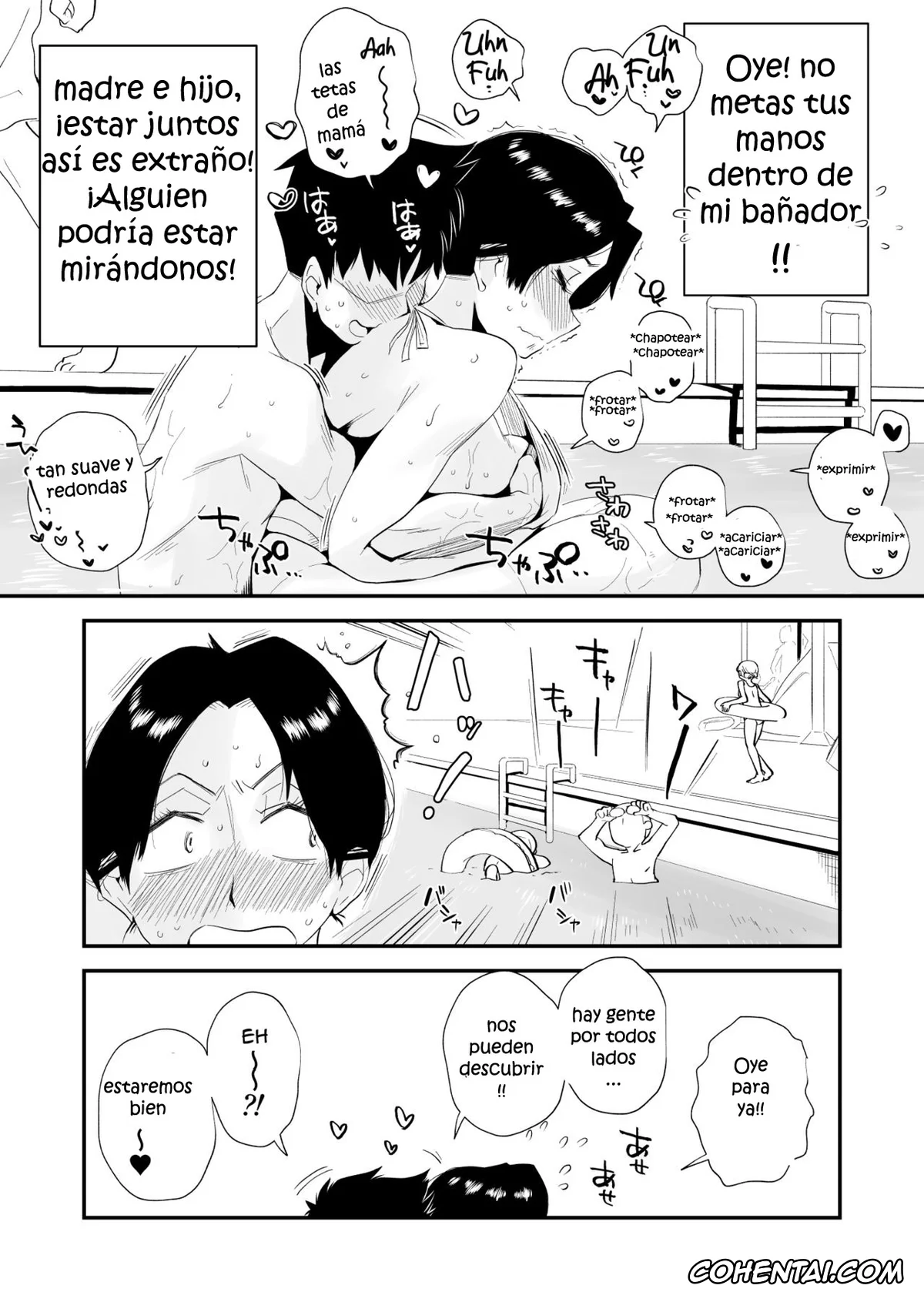 Original xxx, Ano! Okaa-san no Shousai ~Shimin Pool Hen~, pagina 13