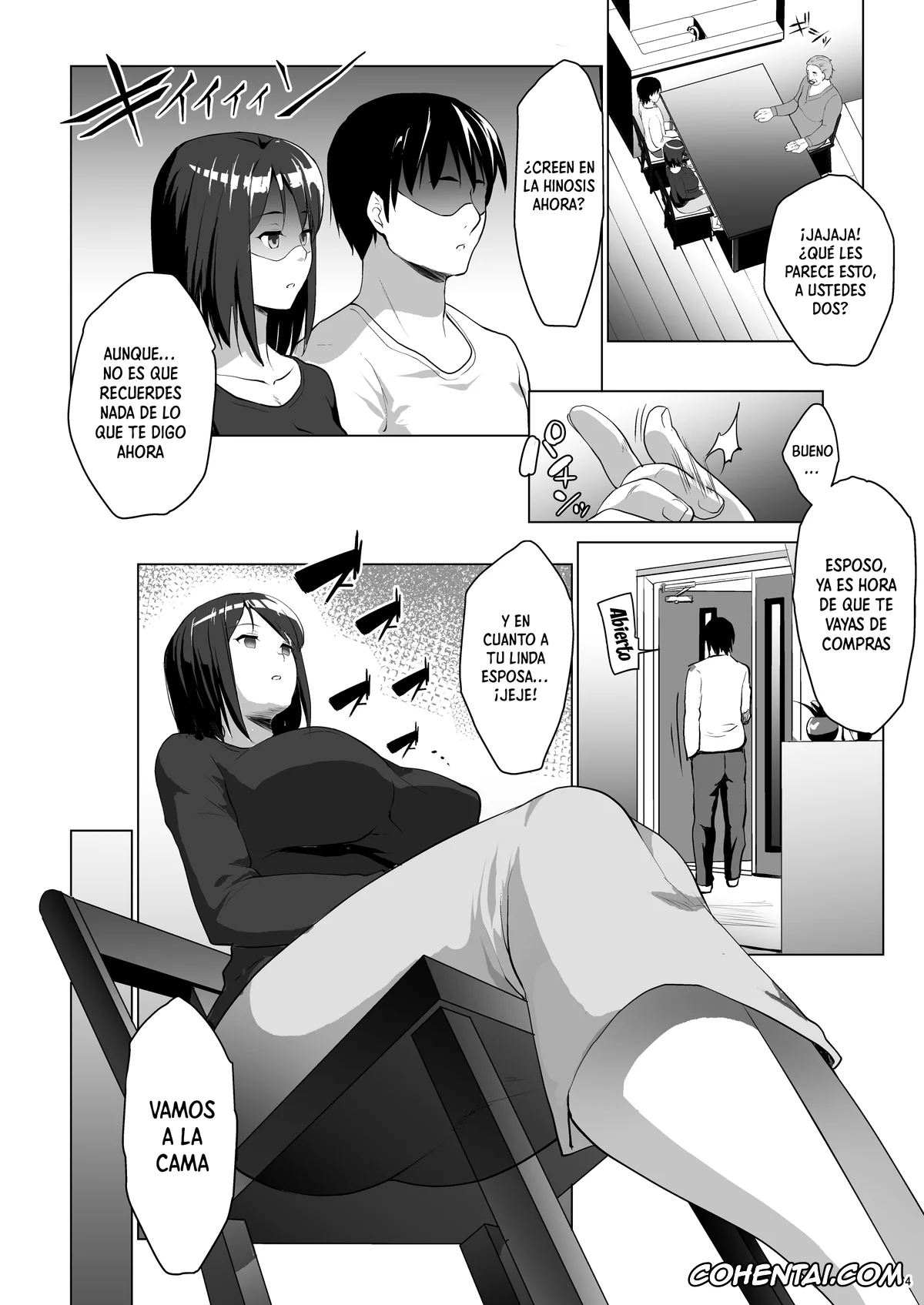Original hentai, Kuchou ni Saimin Kakerarete Ninshin shichaimashita, pagina 3