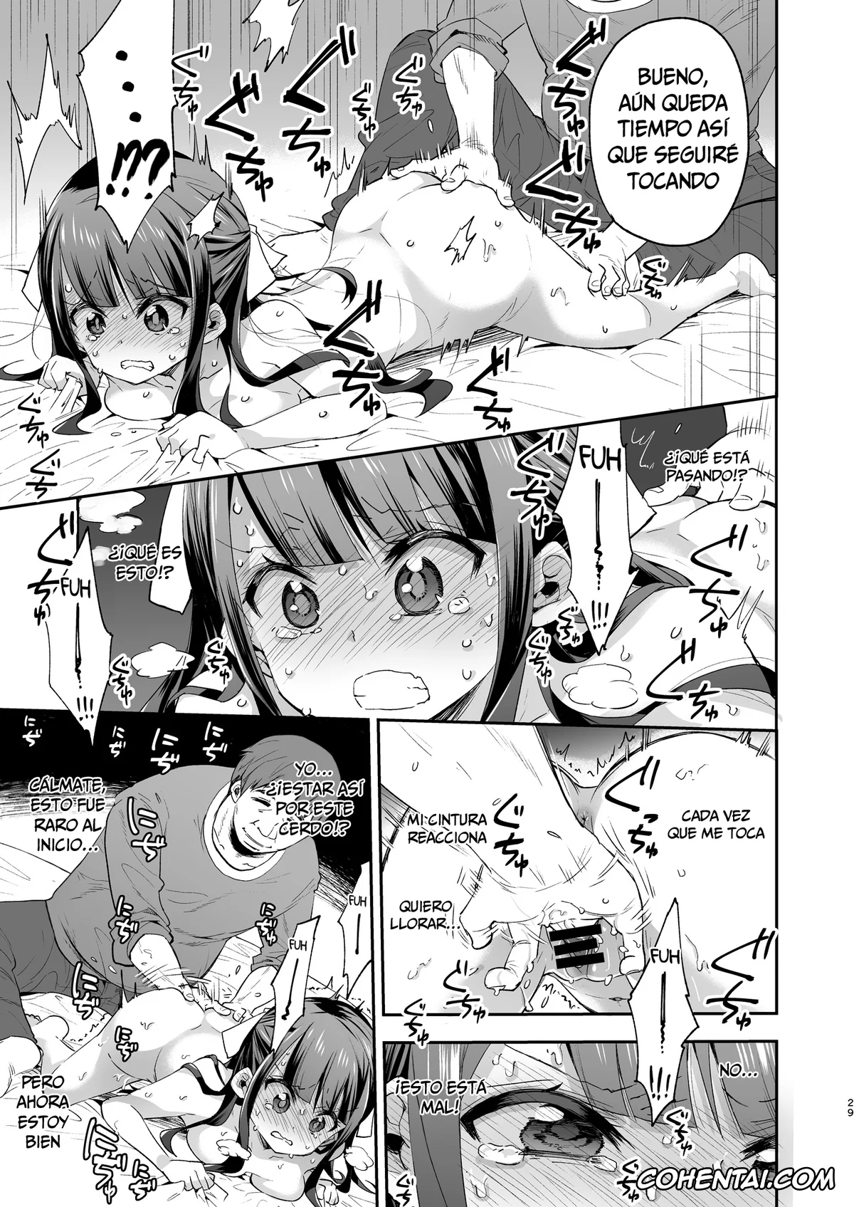 Original hentai, Fukan Shoujo ga Oji-san ni Maketa Hi, pagina 30