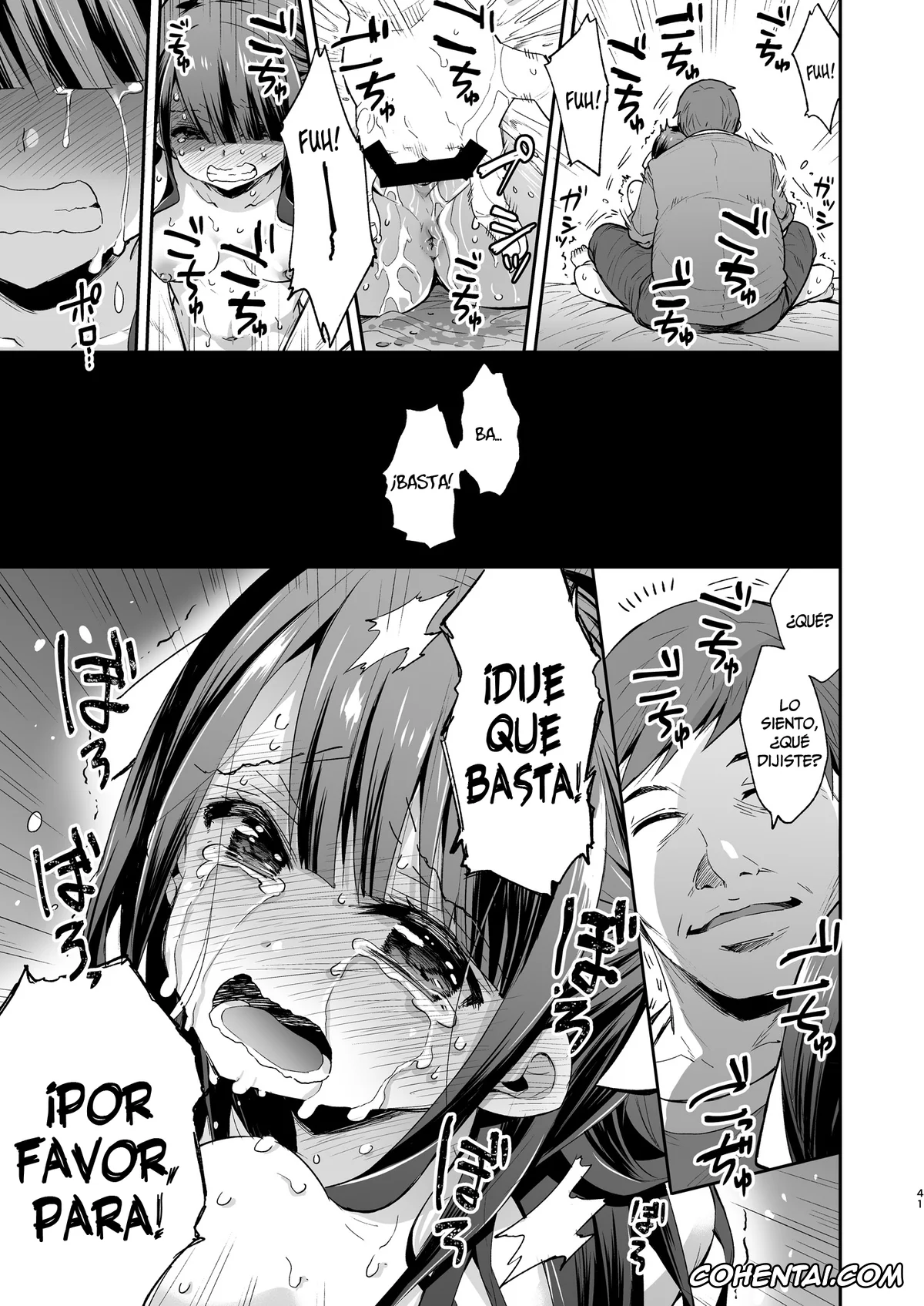 Original hentai, Fukan Shoujo ga Oji-san ni Maketa Hi, pagina 42
