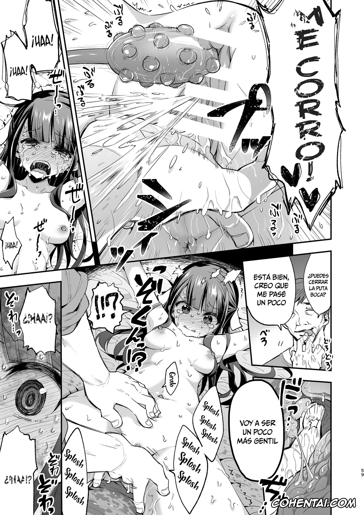 Original hentai, Fukan Shoujo ga Oji-san ni Maketa Hi, pagina 60