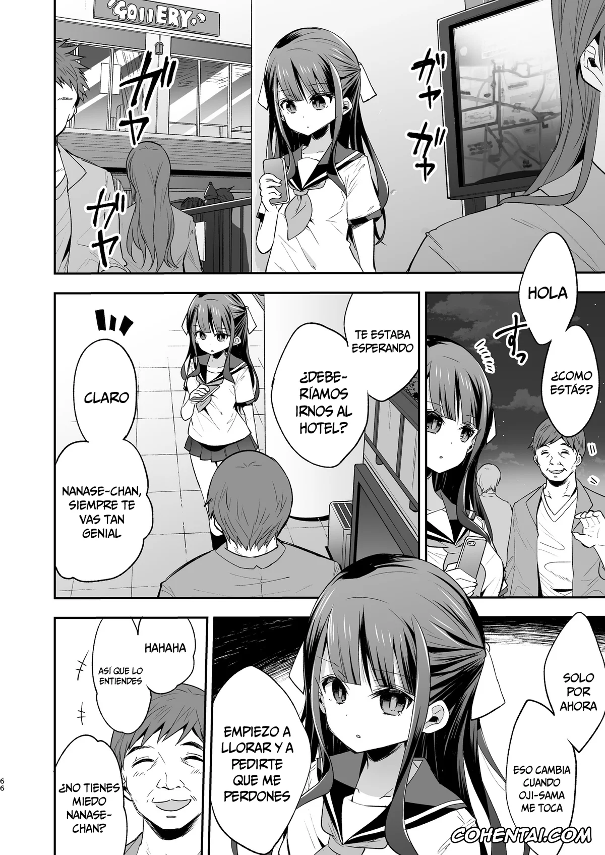 Original hentai, Fukan Shoujo ga Oji-san ni Maketa Hi, pagina 66
