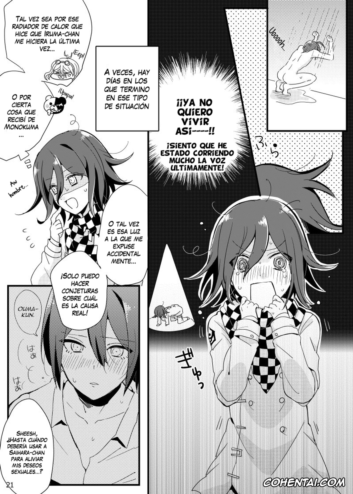 Danganronpa porno, Kokichi Ouma porno, Shuuichi Saihara porno, Ouma-kun no Are na Hi. (New Danganronpa V3), pagina 20