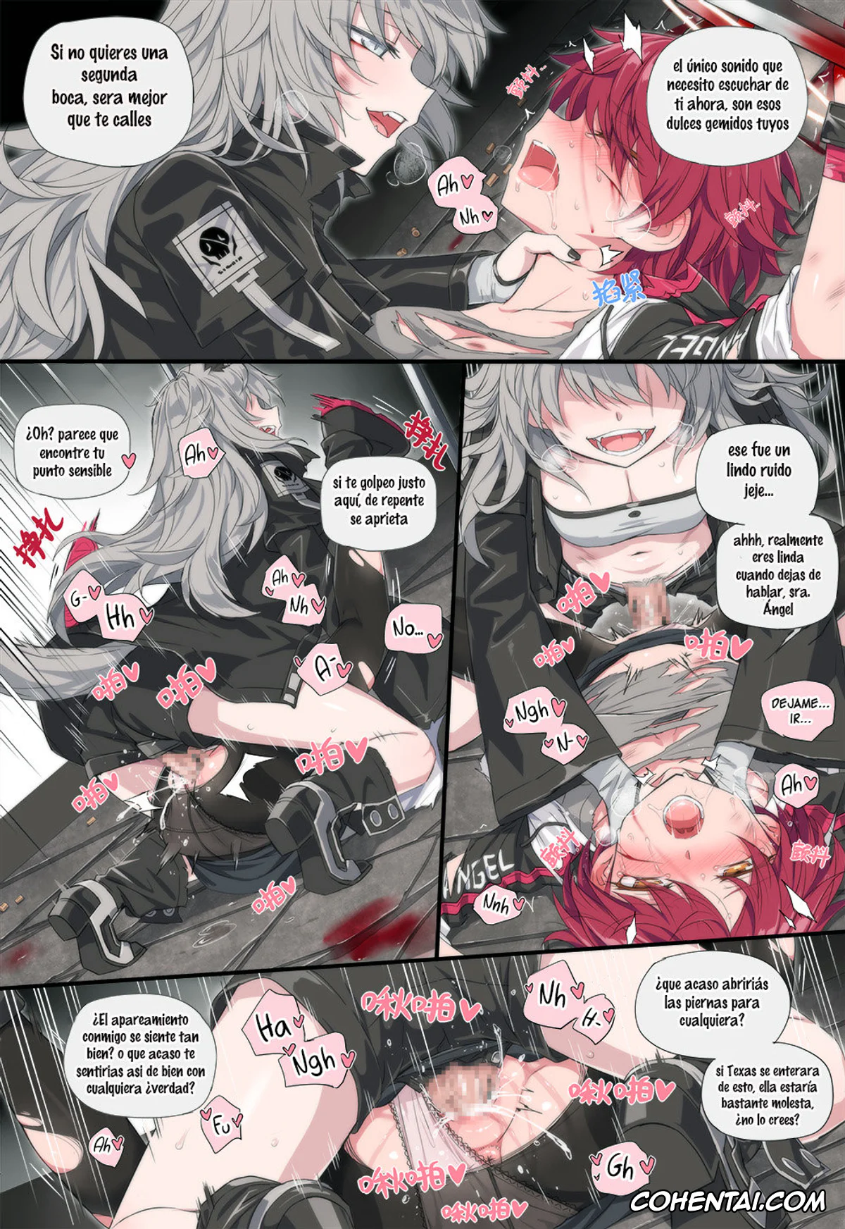 Arknights porno, Exusiai porno, Lappland porno, Texas porno, (Arknights) (Arknights), pagina 8