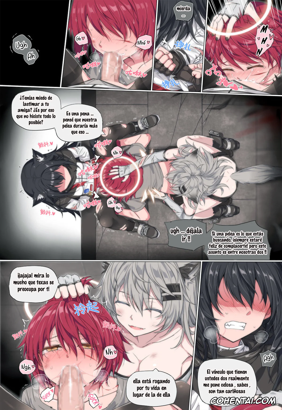 Arknights porno, Exusiai porno, Lappland porno, Texas porno, (Arknights) (Arknights), pagina 17