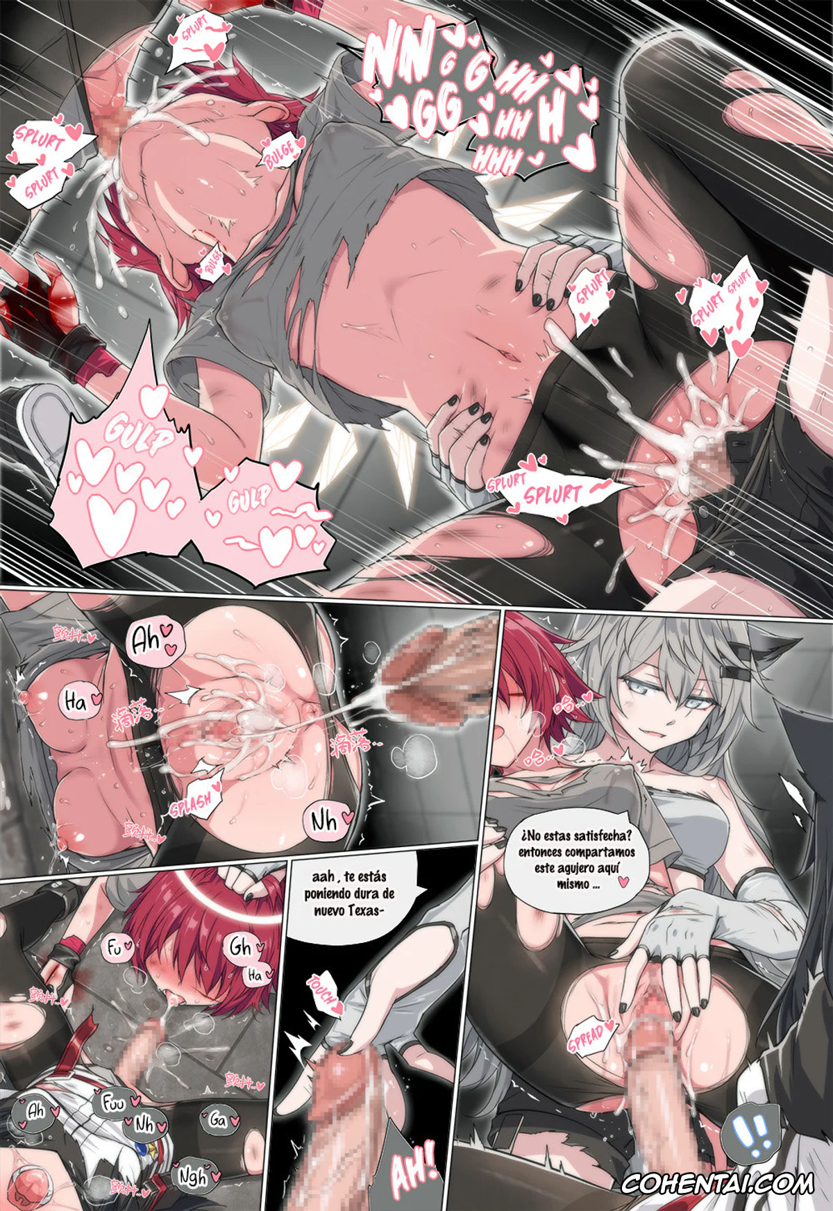 Arknights xxx, Exusiai xxx, Lappland xxx, Texas xxx, (Arknights) (Arknights), pagina 19