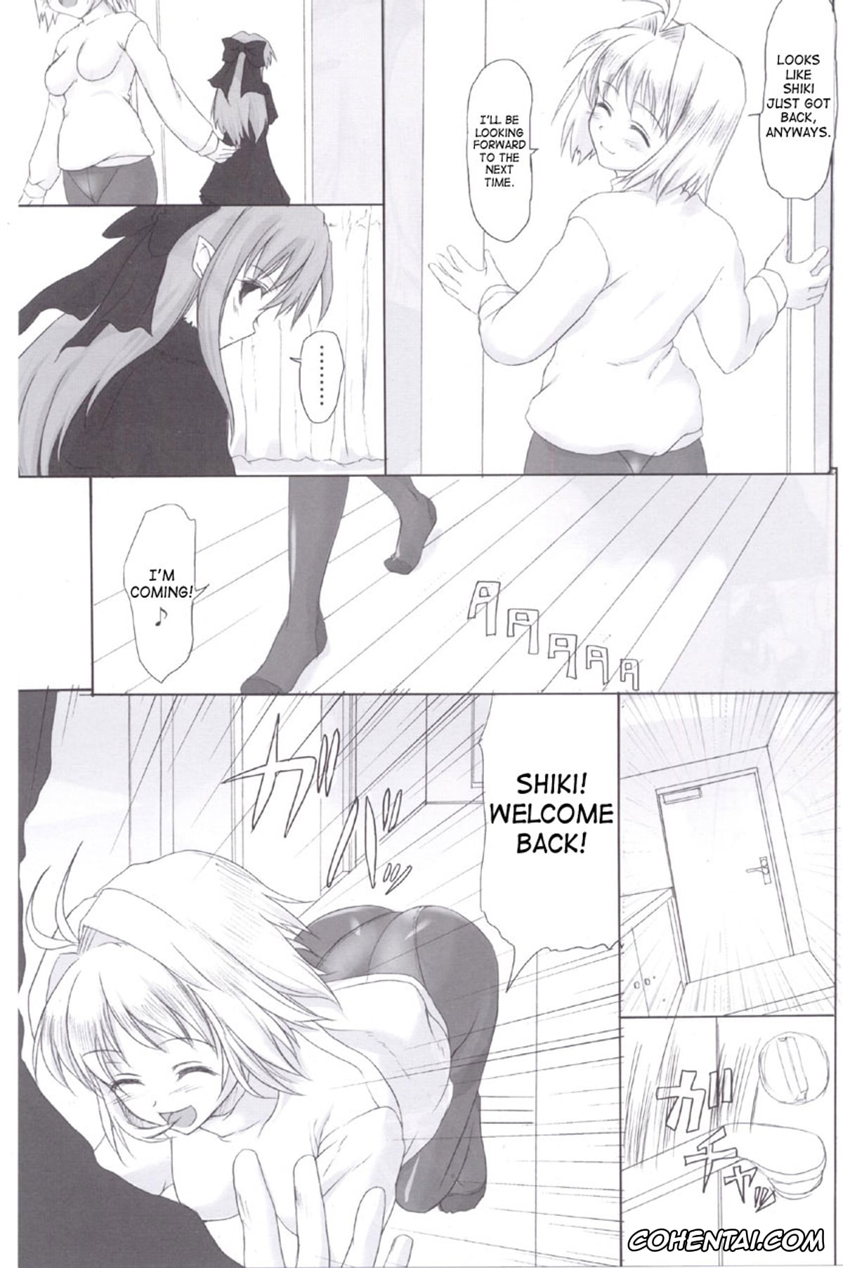 Tsukihime hentai, Arcueid Brunestud hentai, ERO Arc (Tsukihime, Melty Blood), pagina 6