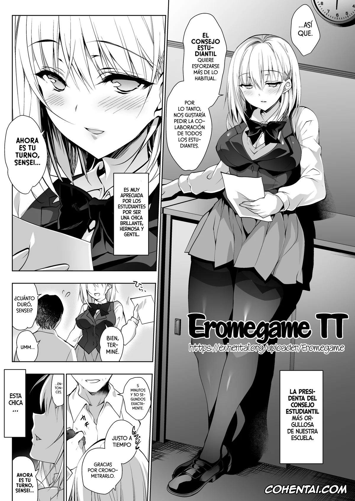 Original hentai, Hakoiri Otome – Seitokaichou Serika no Shasei Kanri Training, pagina 3