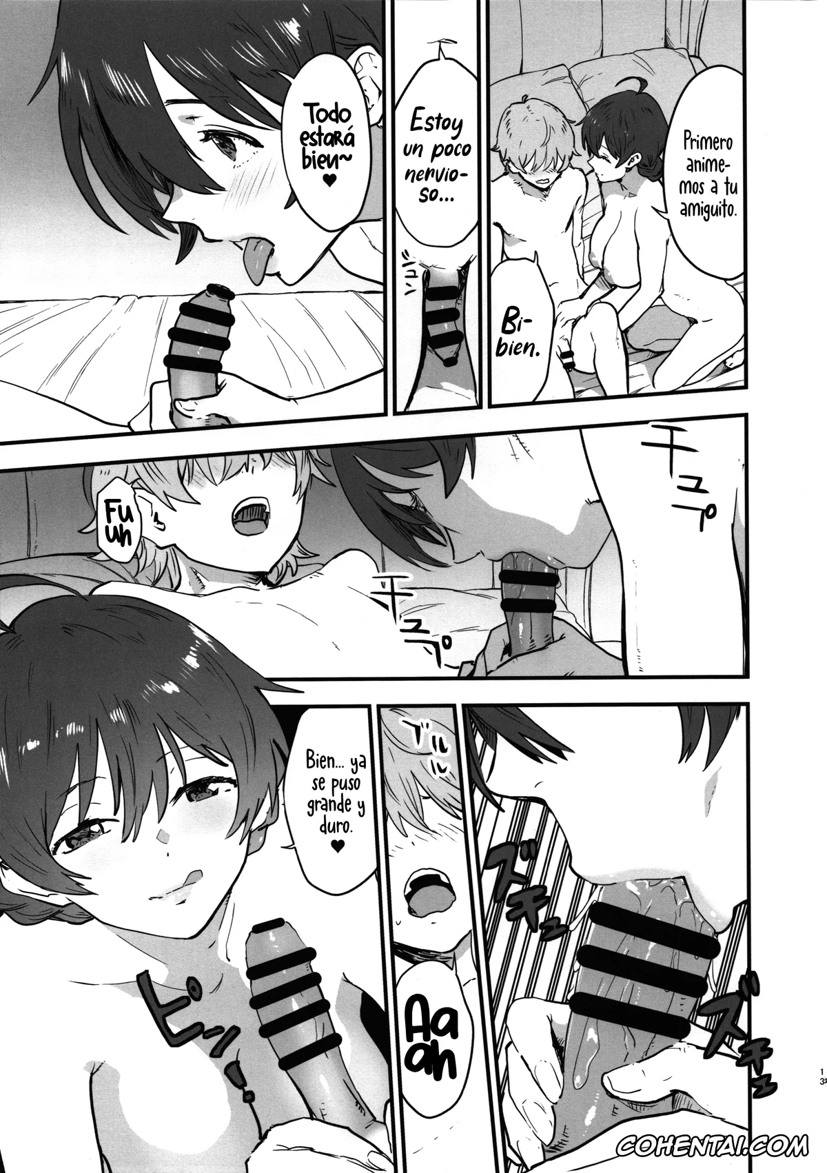 The iDOLM@STER hentai, Fuka Toyokawa hentai, Kaori Sakuramori hentai, Konomi Baba hentai, Producer hentai, OYOME SAMBA (THE IDOLM@STER MILLION LIVE!), pagina 12