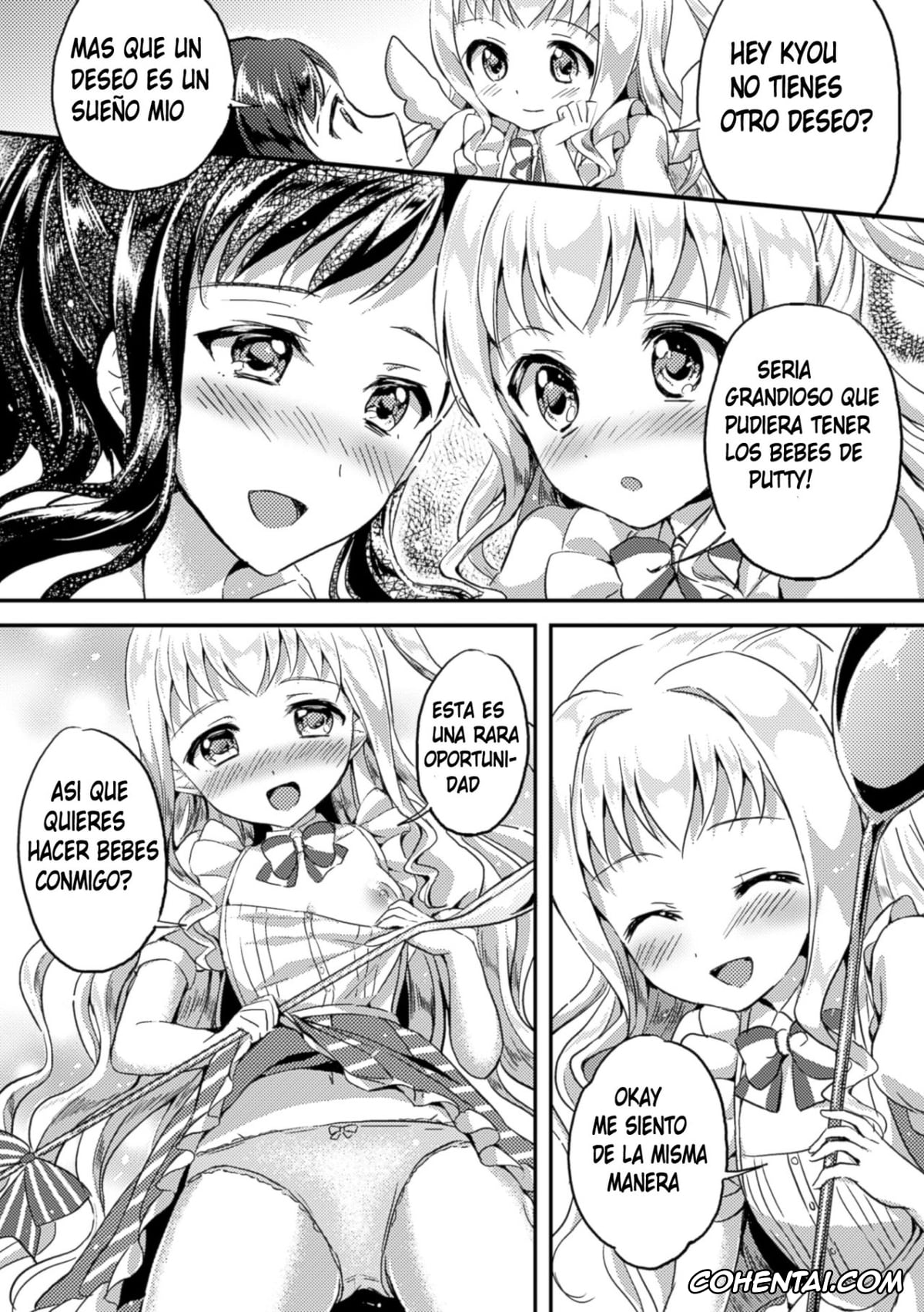 Revistas porno, 2D Comic Magazine porno, Negaigoto Hitotsu (2D Comic Magazine Yuri Ninshin Vol. 4), pagina 14