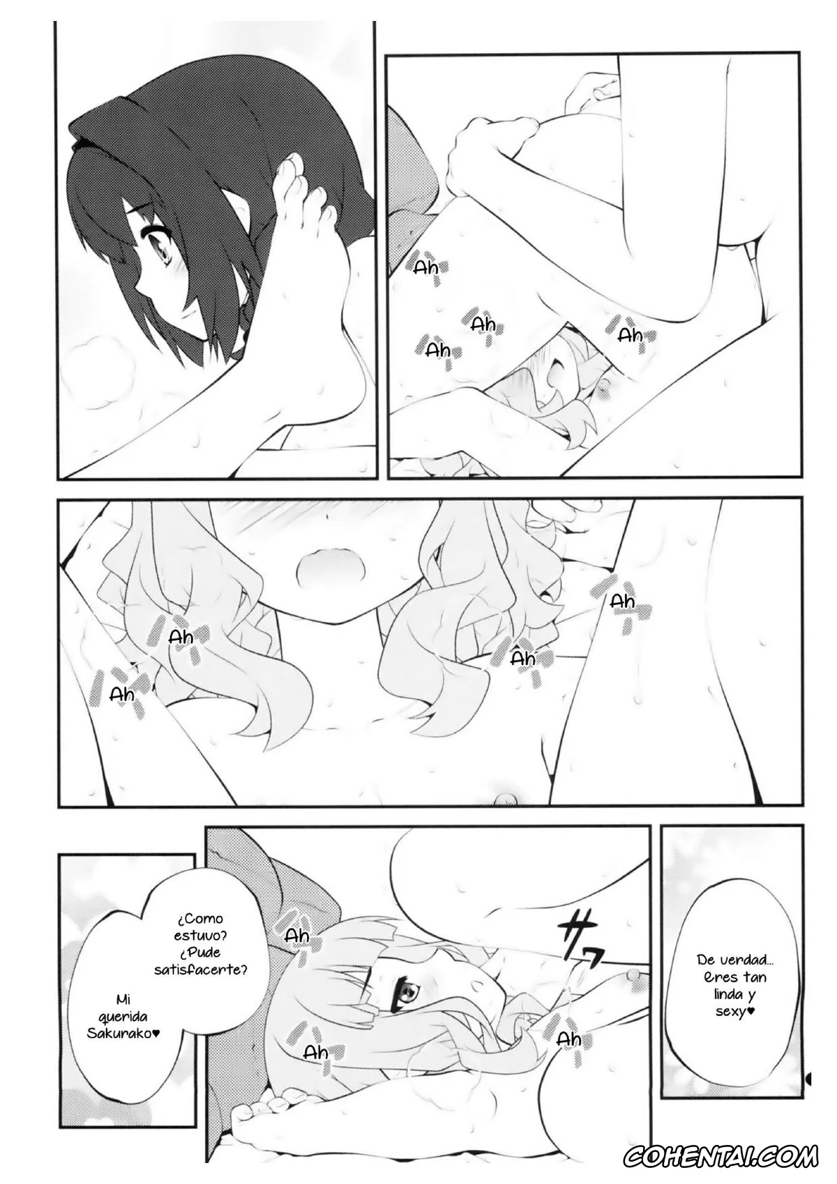 YuruYuri xxx, Himawari Furutani xxx, Sakurako Ohmuro xxx, Himegoto Flowers 14 (YuruYuri), pagina 16