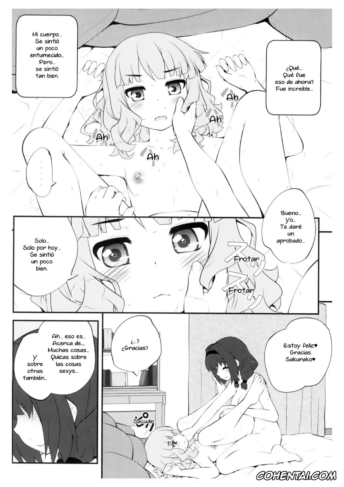 YuruYuri porno, Himawari Furutani porno, Sakurako Ohmuro porno, Himegoto Flowers 14 (YuruYuri), pagina 17