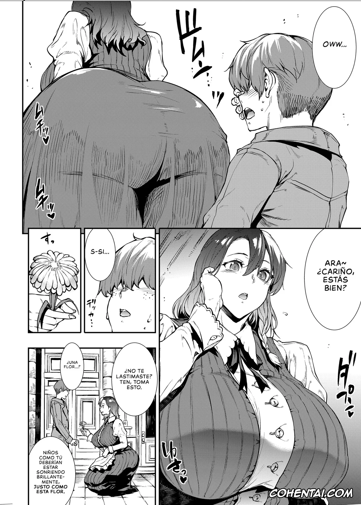 Original hentai, Flower Vendor ~Hanauri Onee-san ni Yasashiku Fudeoroshi~, pagina 6