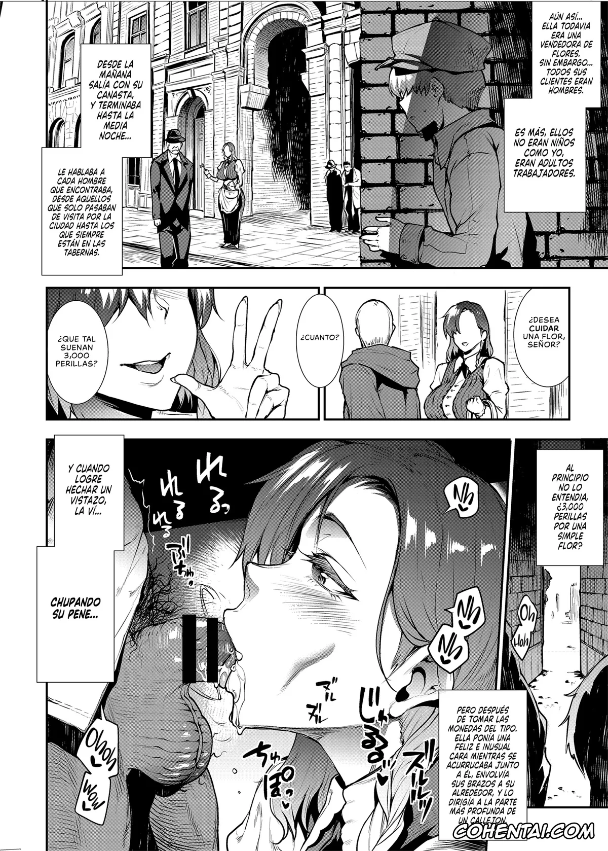 Original xxx, Flower Vendor ~Hanauri Onee-san ni Yasashiku Fudeoroshi~, pagina 10