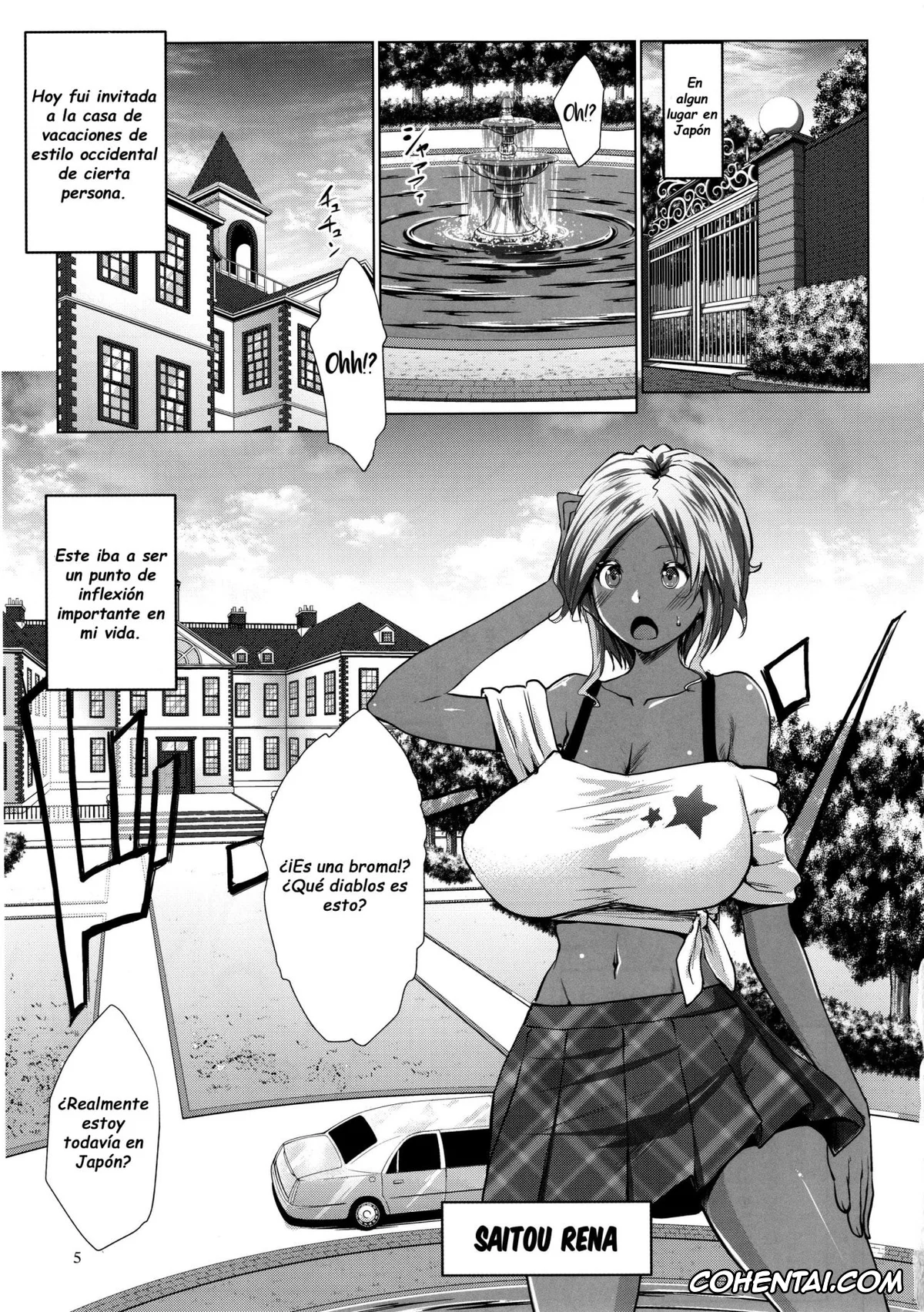 Original xxx, Bocchama wa Kasshoku Gal to Seiso Maid o Haramasetai, pagina 7