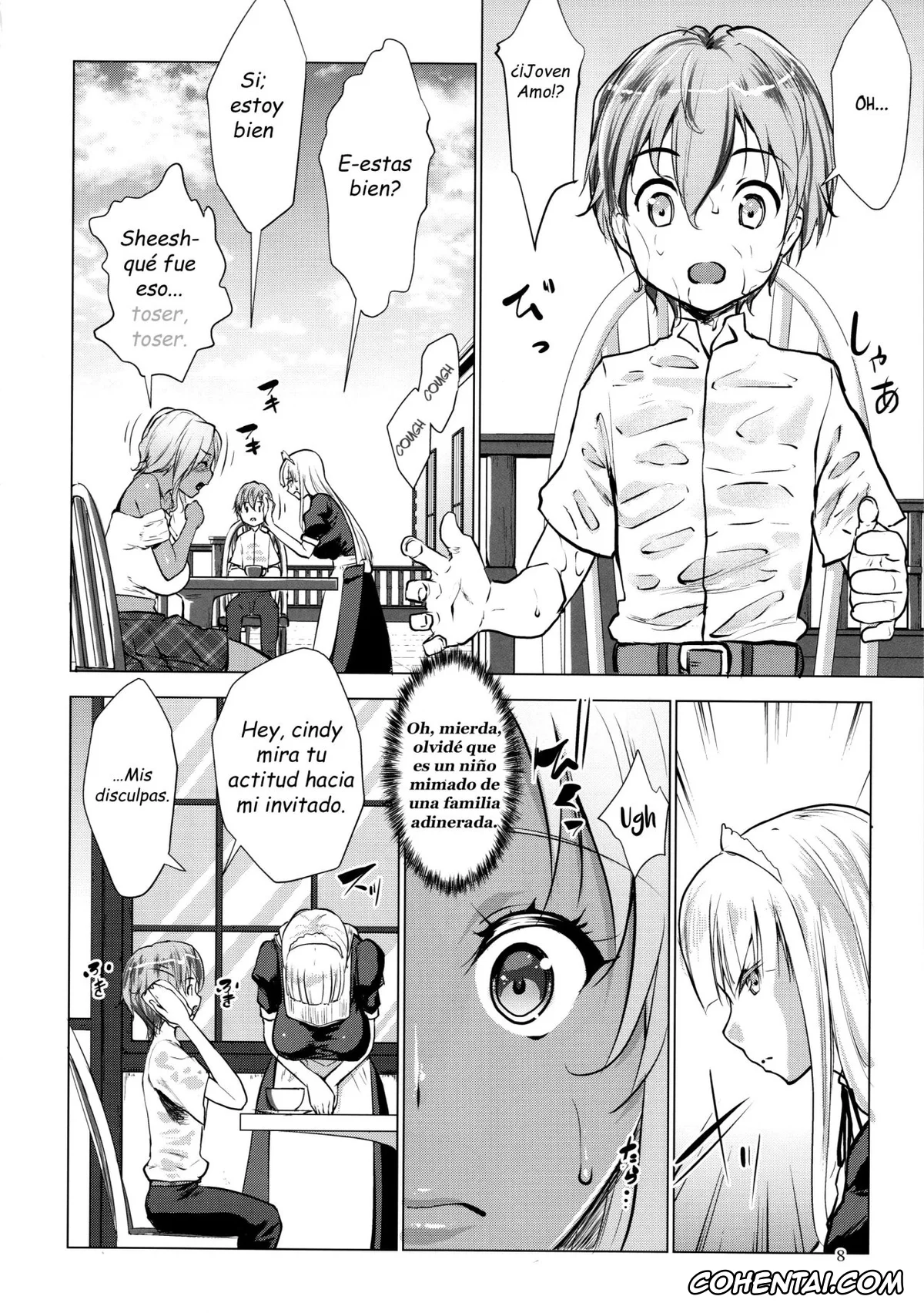 Original xxx, Bocchama wa Kasshoku Gal to Seiso Maid o Haramasetai, pagina 10