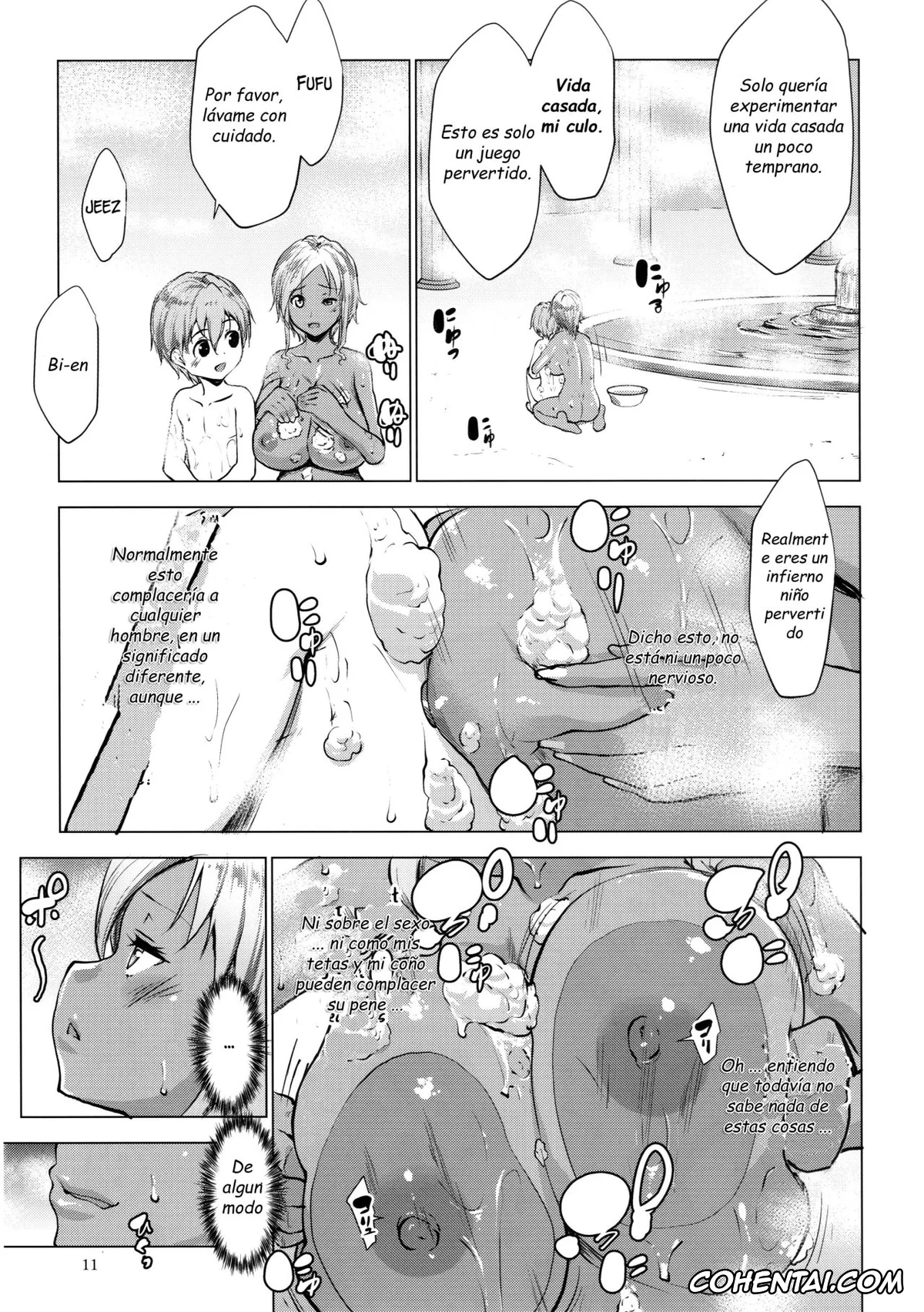 Original xxx, Bocchama wa Kasshoku Gal to Seiso Maid o Haramasetai, pagina 13