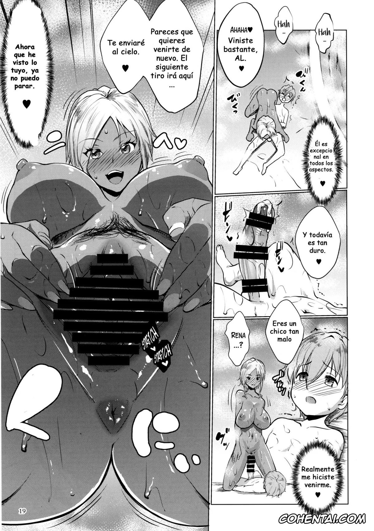 Original hentai, Bocchama wa Kasshoku Gal to Seiso Maid o Haramasetai, pagina 21