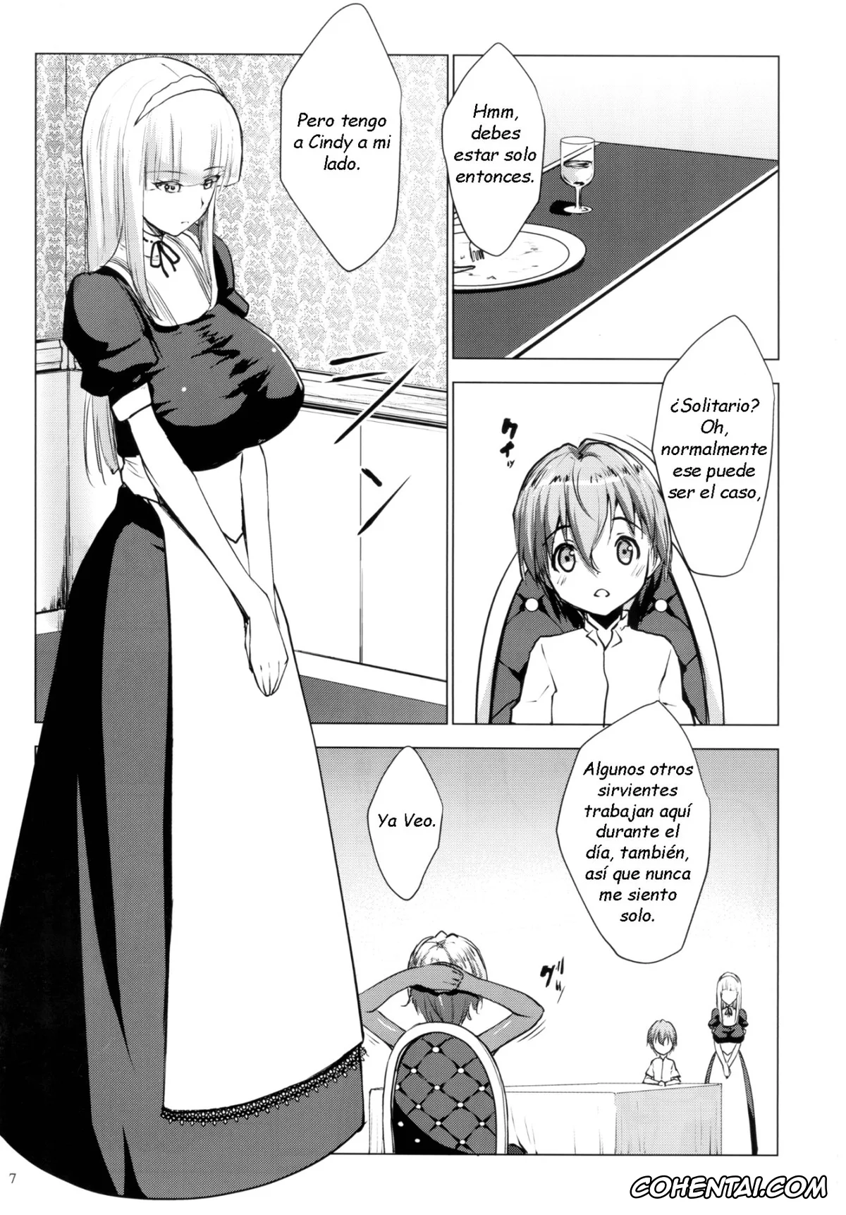 Original porno, Bocchama wa Kasshoku Gal to Seiso Maid o Haramasetai, pagina 35
