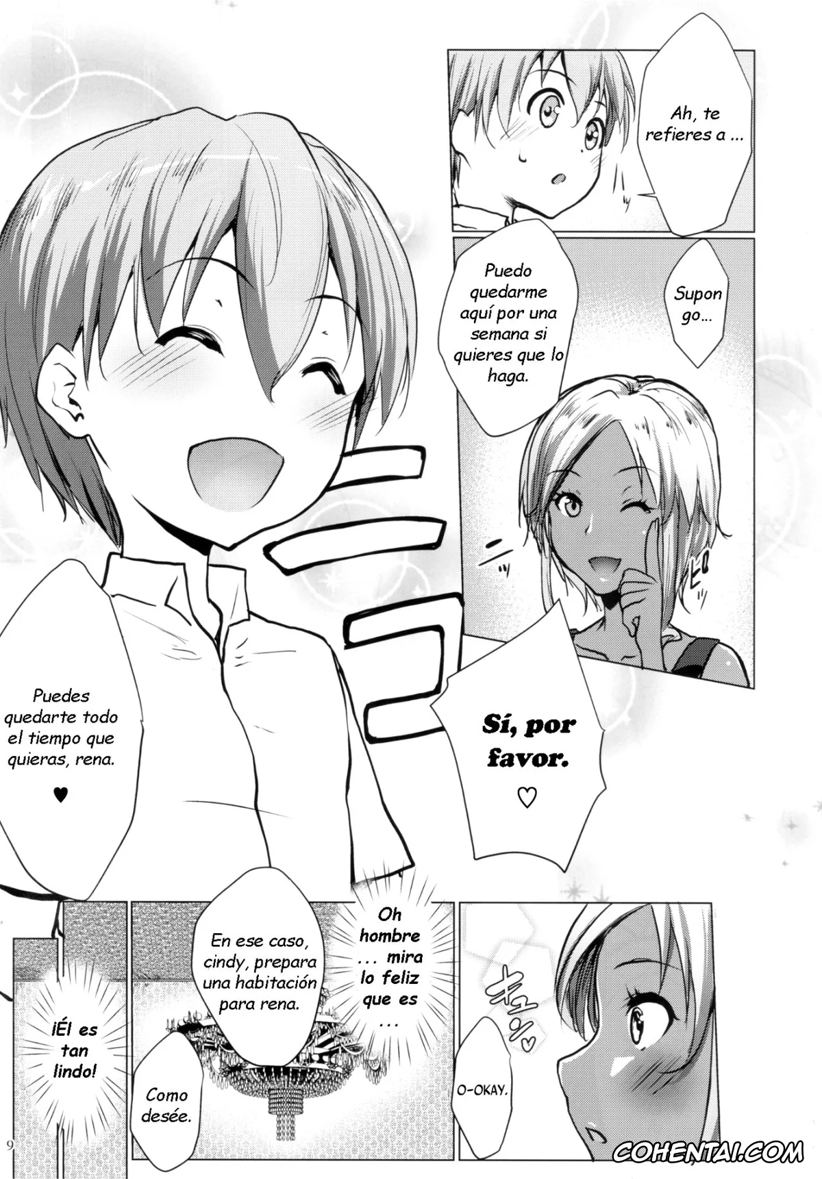 Original xxx, Bocchama wa Kasshoku Gal to Seiso Maid o Haramasetai, pagina 37