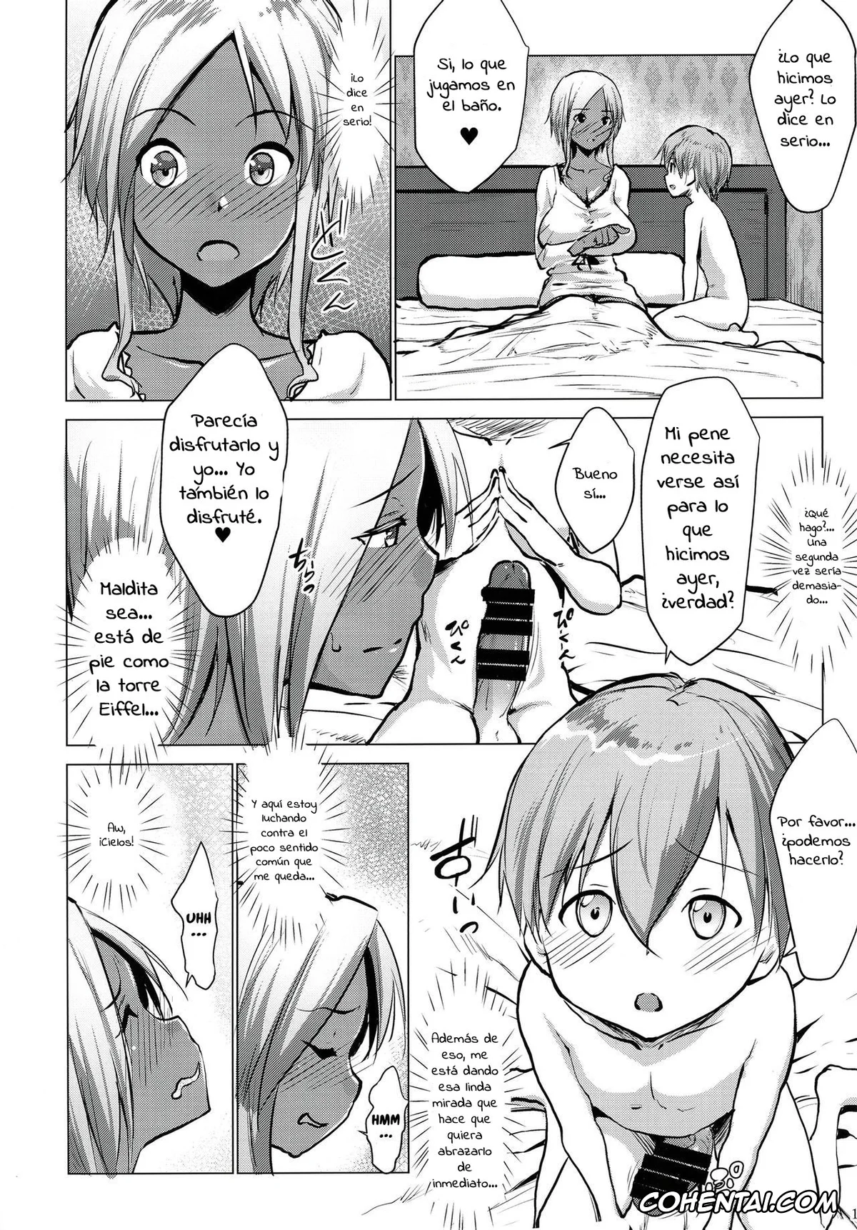 Original hentai, Bocchama wa Kasshoku Gal to Seiso Maid o Haramasetai, pagina 69