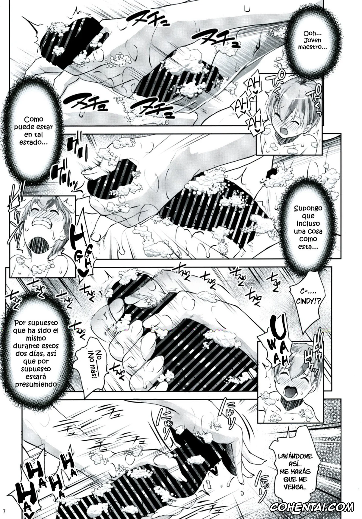 Original xxx, Bocchama wa Kasshoku Gal to Seiso Maid o Haramasetai, pagina 124