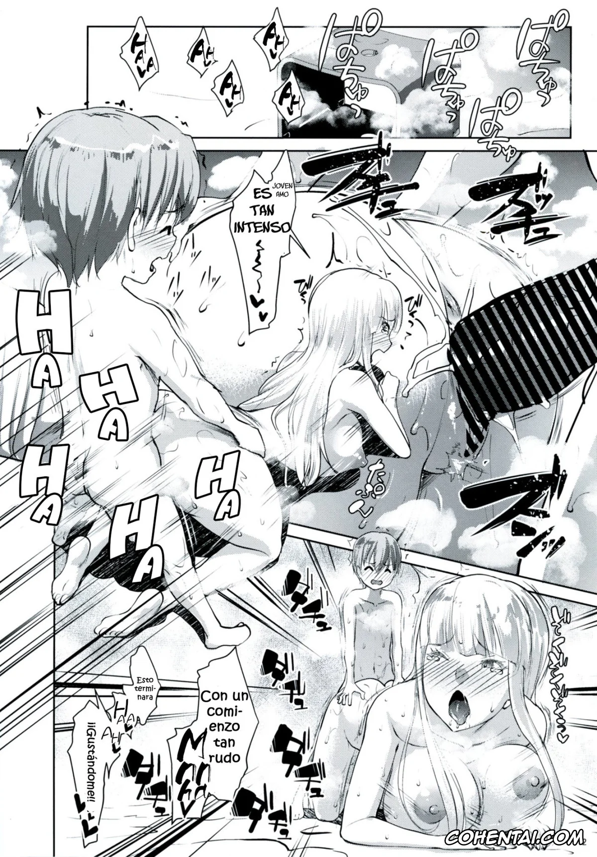 Original hentai, Bocchama wa Kasshoku Gal to Seiso Maid o Haramasetai, pagina 129