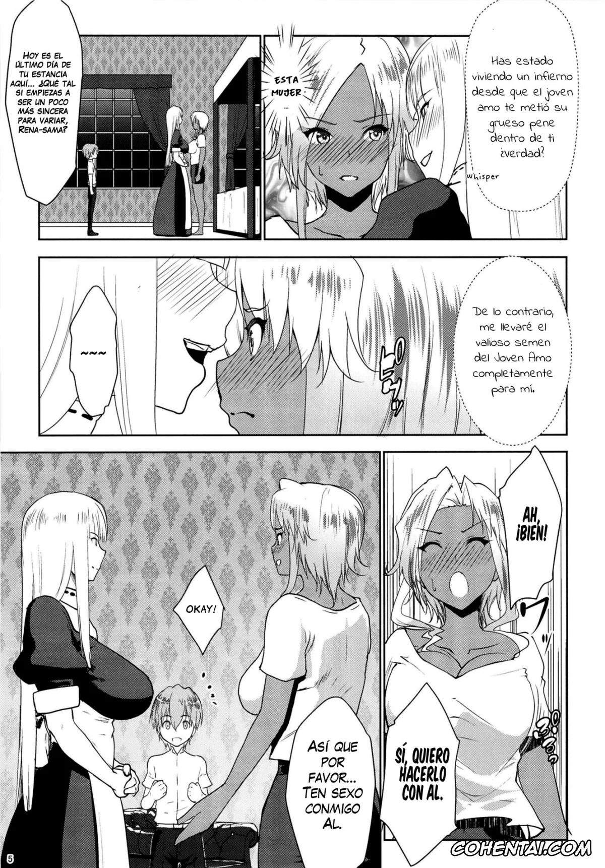 Original hentai, Bocchama wa Kasshoku Gal to Seiso Maid o Haramasetai, pagina 150