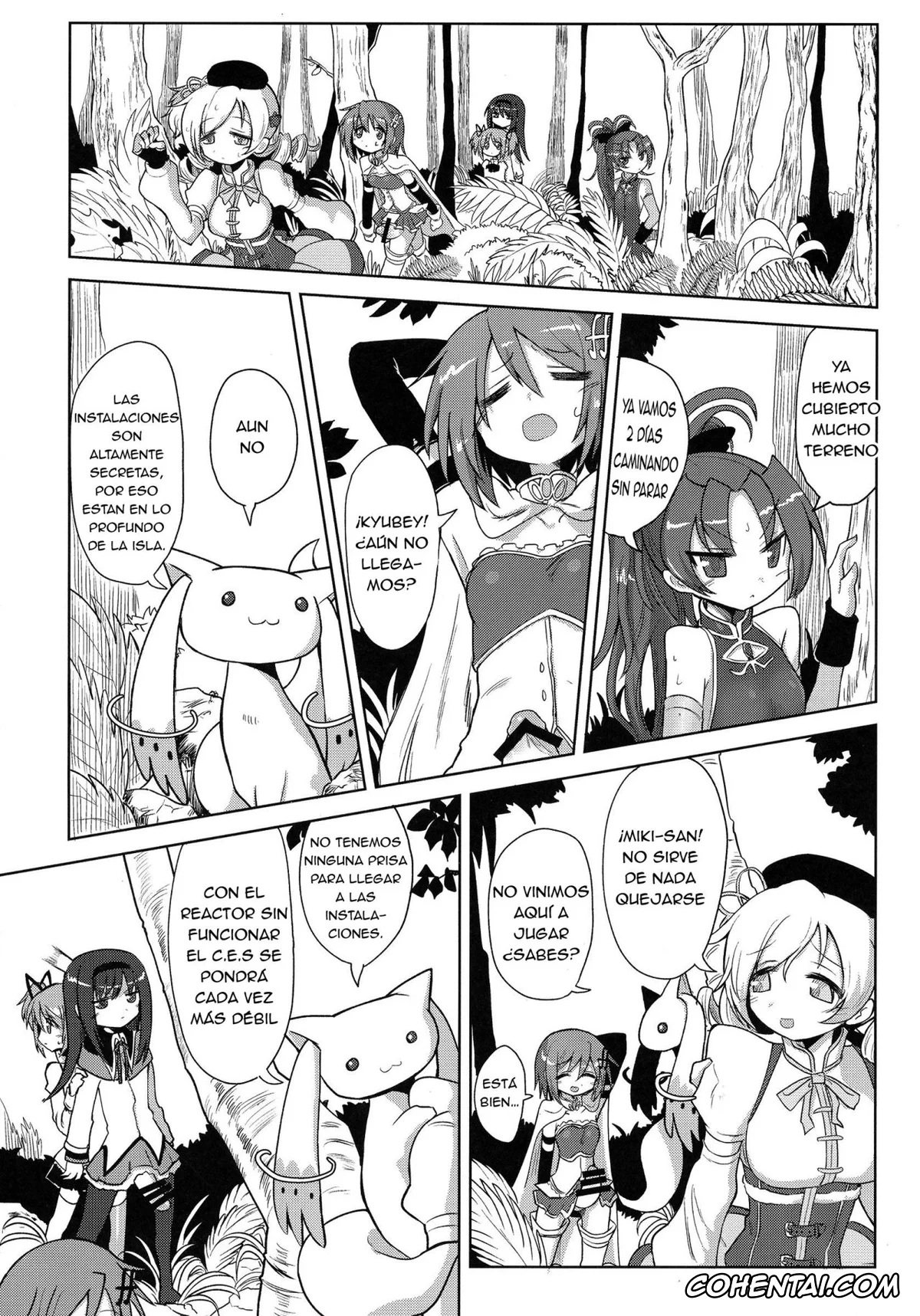 Puella Magi Madoka Magica xxx, Kyouko Sakura xxx, Sayaka Miki xxx, Fellatiosaurus VS Mahou Shoujo Zenpen (Puella Magi Madoka Magica), pagina 7
