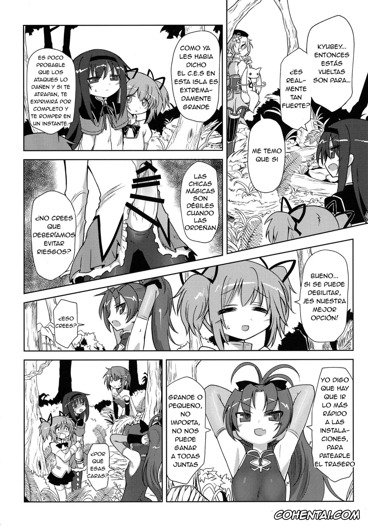 Puella Magi Madoka Magica porno, Kyouko Sakura porno, Sayaka Miki porno, Fellatiosaurus VS Mahou Shoujo Zenpen (Puella Magi Madoka Magica), pagina 8