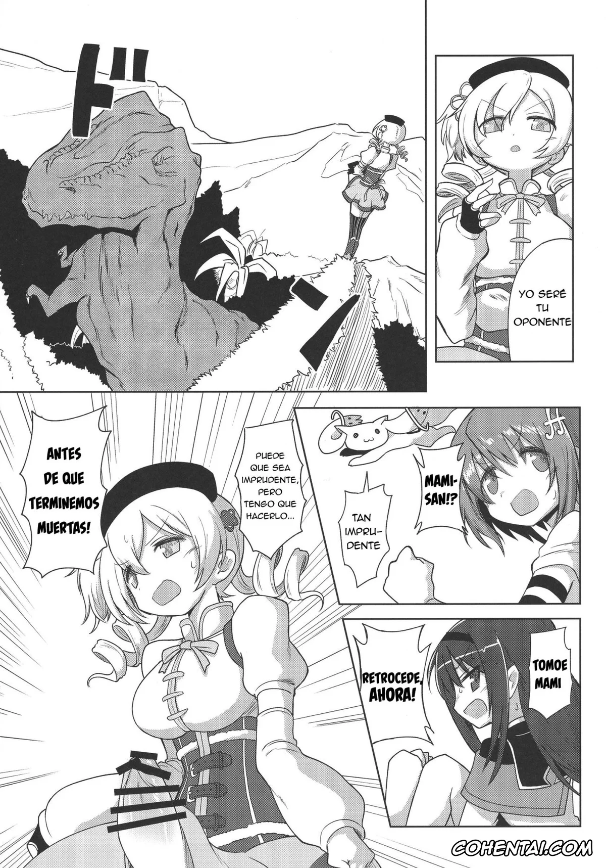 Puella Magi Madoka Magica xxx, Kyouko Sakura xxx, Sayaka Miki xxx, Fellatiosaurus VS Mahou Shoujo Zenpen (Puella Magi Madoka Magica), pagina 10