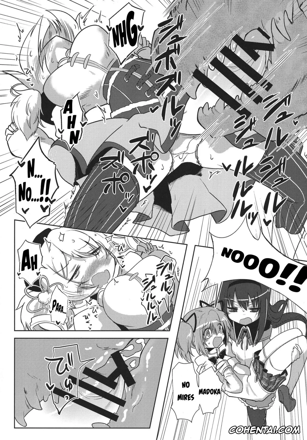 Puella Magi Madoka Magica porno, Kyouko Sakura porno, Sayaka Miki porno, Fellatiosaurus VS Mahou Shoujo Zenpen (Puella Magi Madoka Magica), pagina 11
