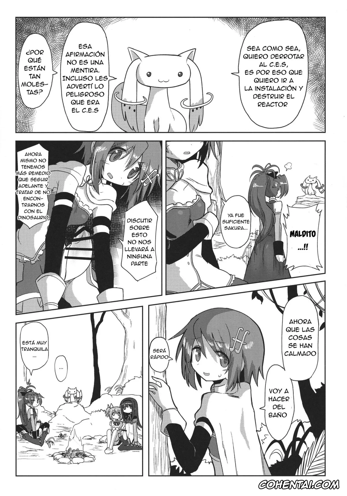Puella Magi Madoka Magica hentai, Kyouko Sakura hentai, Sayaka Miki hentai, Fellatiosaurus VS Mahou Shoujo Zenpen (Puella Magi Madoka Magica), pagina 15