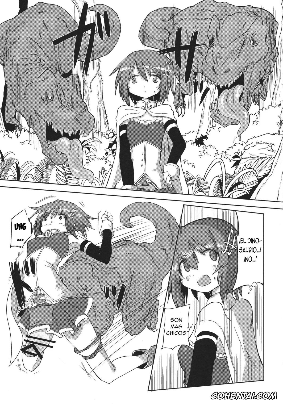 Puella Magi Madoka Magica porno, Kyouko Sakura porno, Sayaka Miki porno, Fellatiosaurus VS Mahou Shoujo Zenpen (Puella Magi Madoka Magica), pagina 17