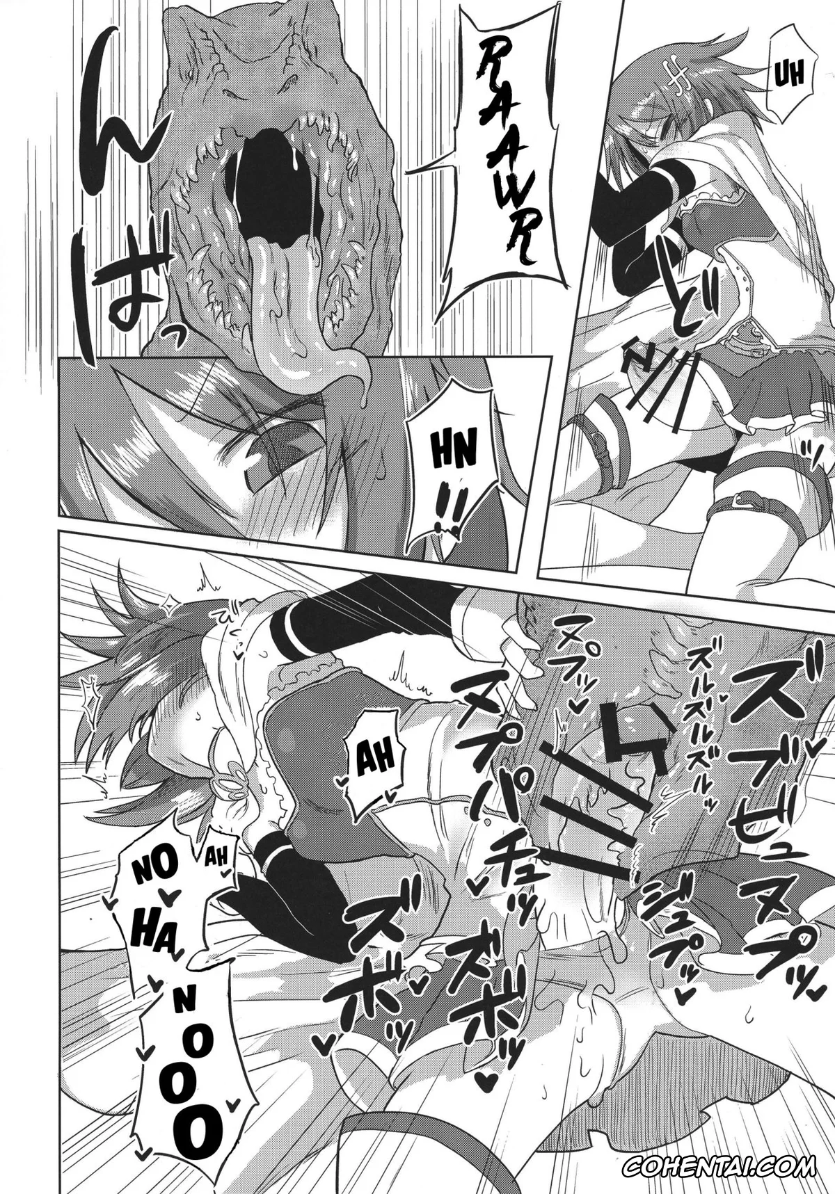 Puella Magi Madoka Magica hentai, Kyouko Sakura hentai, Sayaka Miki hentai, Fellatiosaurus VS Mahou Shoujo Zenpen (Puella Magi Madoka Magica), pagina 18