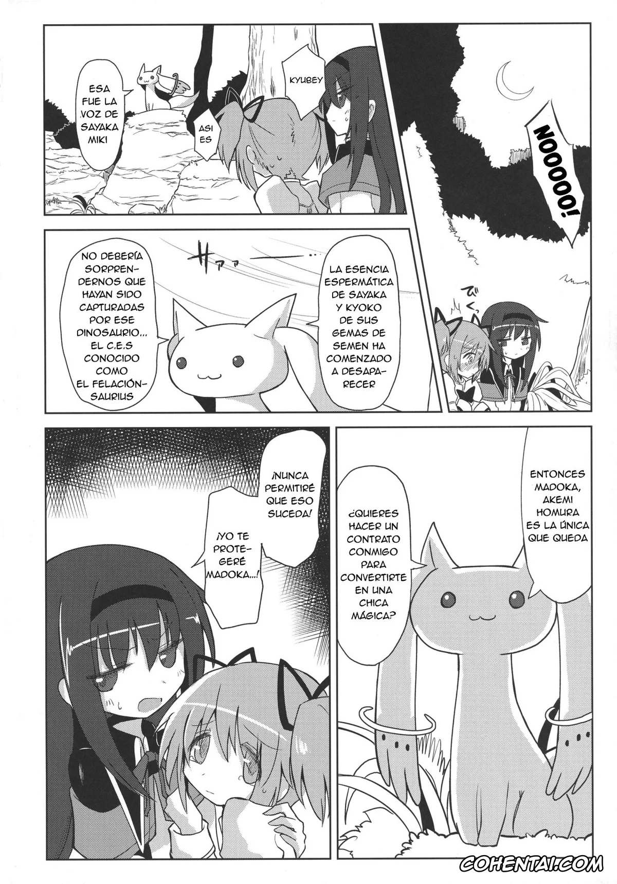 Puella Magi Madoka Magica porno, Kyouko Sakura porno, Sayaka Miki porno, Fellatiosaurus VS Mahou Shoujo Zenpen (Puella Magi Madoka Magica), pagina 32