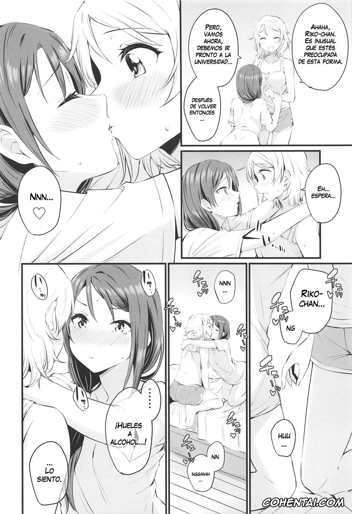 Love Live! Sunshine!! hentai, Riko Sakurauchi hentai, You Watanabe hentai, Yakimochi (A) Symmetry (Love Live! Sunshine!!), pagina 9