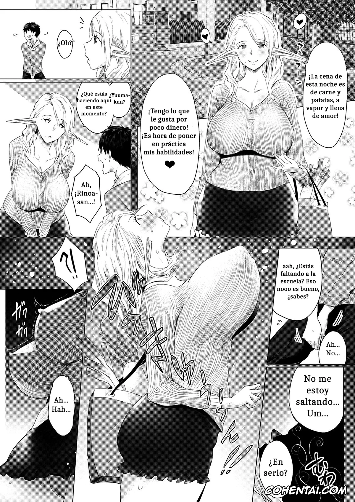 Original xxx, Orc Chinpo o Te ni Ireta! Elf Oyako o Ore Senyou Nama Onaho ni Shitatta www, pagina 7