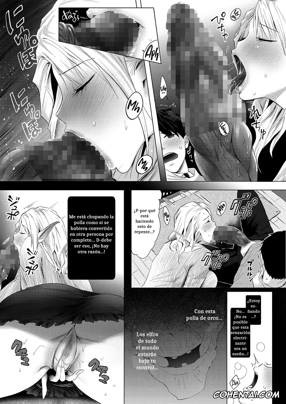 Original xxx, Orc Chinpo o Te ni Ireta! Elf Oyako o Ore Senyou Nama Onaho ni Shitatta www, pagina 10