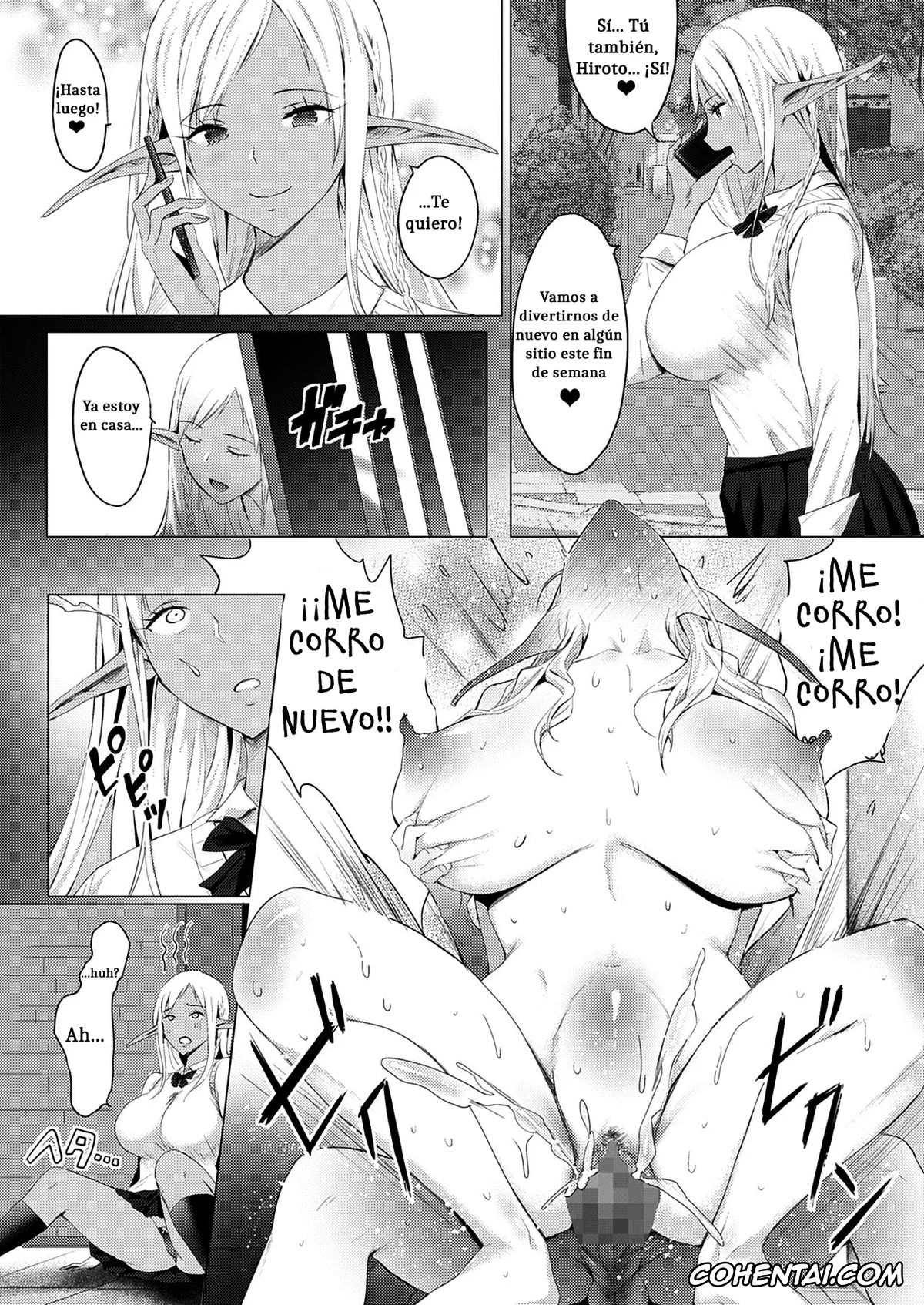 Original porno, Orc Chinpo o Te ni Ireta! Elf Oyako o Ore Senyou Nama Onaho ni Shitatta www, pagina 17