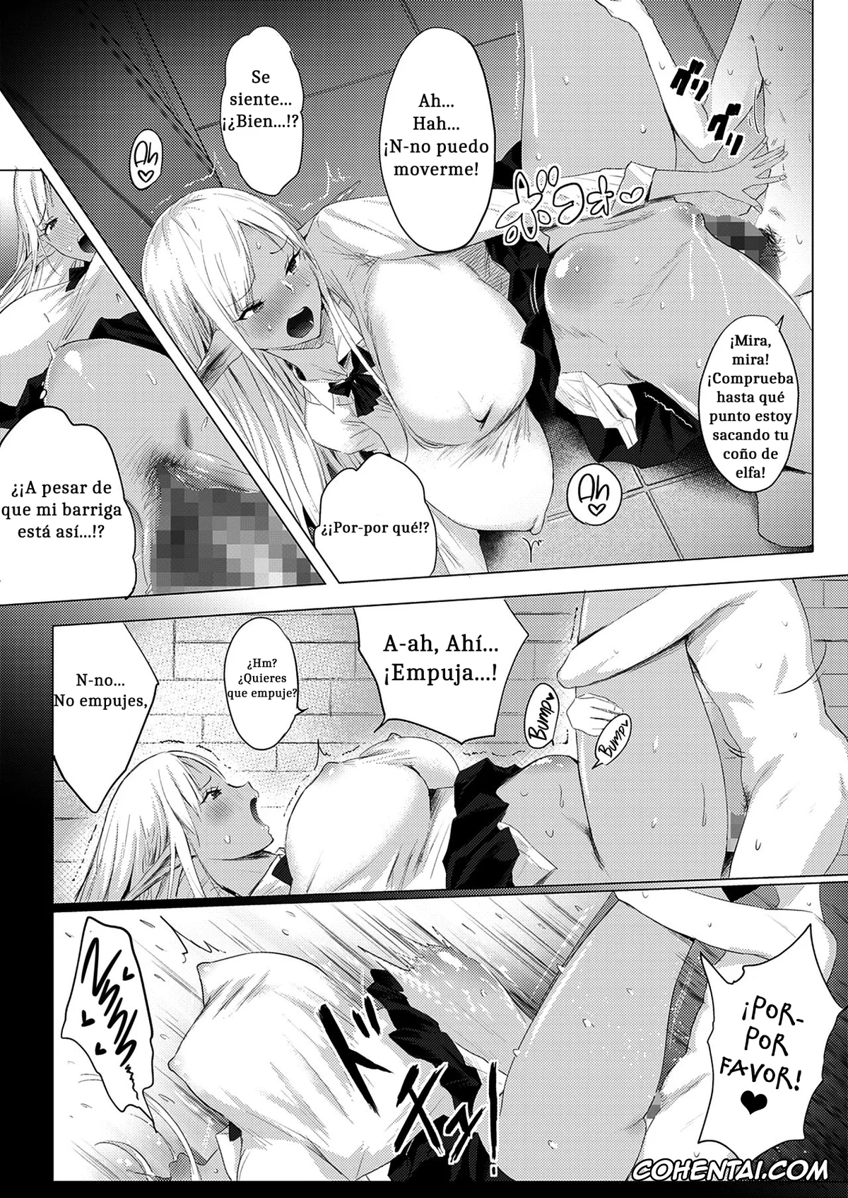Original hentai, Orc Chinpo o Te ni Ireta! Elf Oyako o Ore Senyou Nama Onaho ni Shitatta www, pagina 21