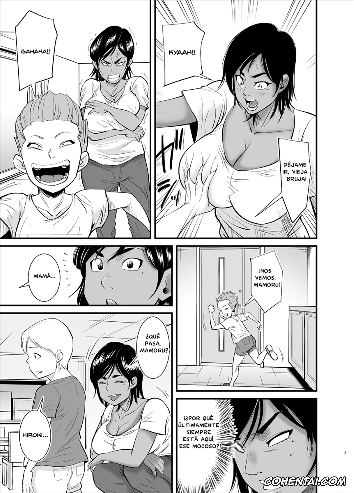 Original hentai, Mama wa Jitsu wa…, pagina 3