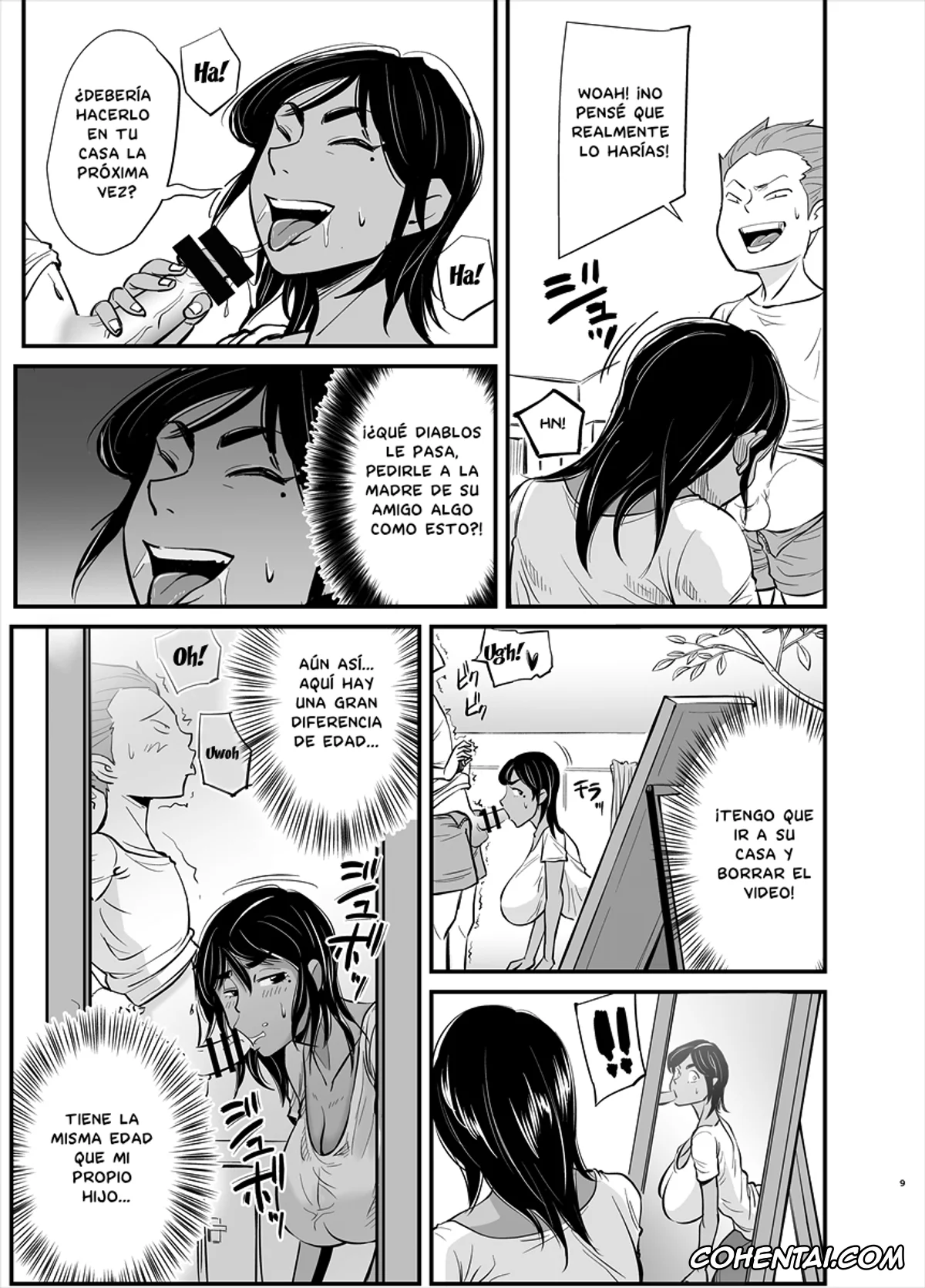 Original hentai, Mama wa Jitsu wa…, pagina 9